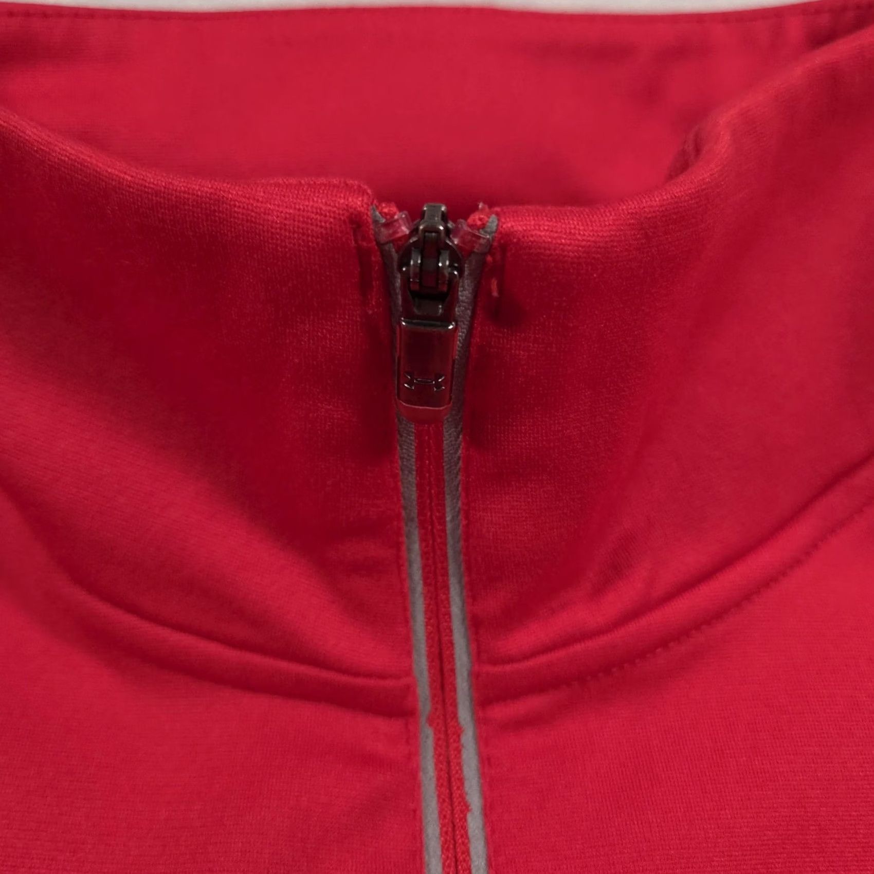 Under Armour Under Armour Pullover Mens M Red 1/4 Zip Mock Neck Long Sleeve Loose Fit Training Shirt Size US M / EU 48-50 / 2 - 4 Thumbnail