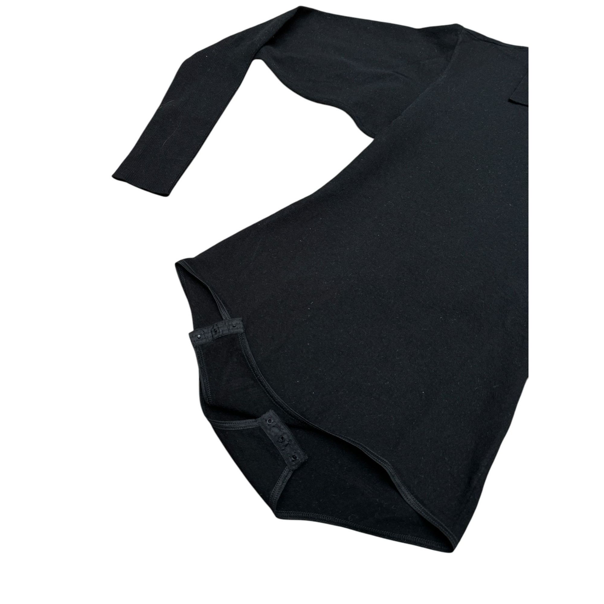 Alaia Black Wool Bodysuit Size XS / US 0-2 / IT 36-38 - 5 Thumbnail