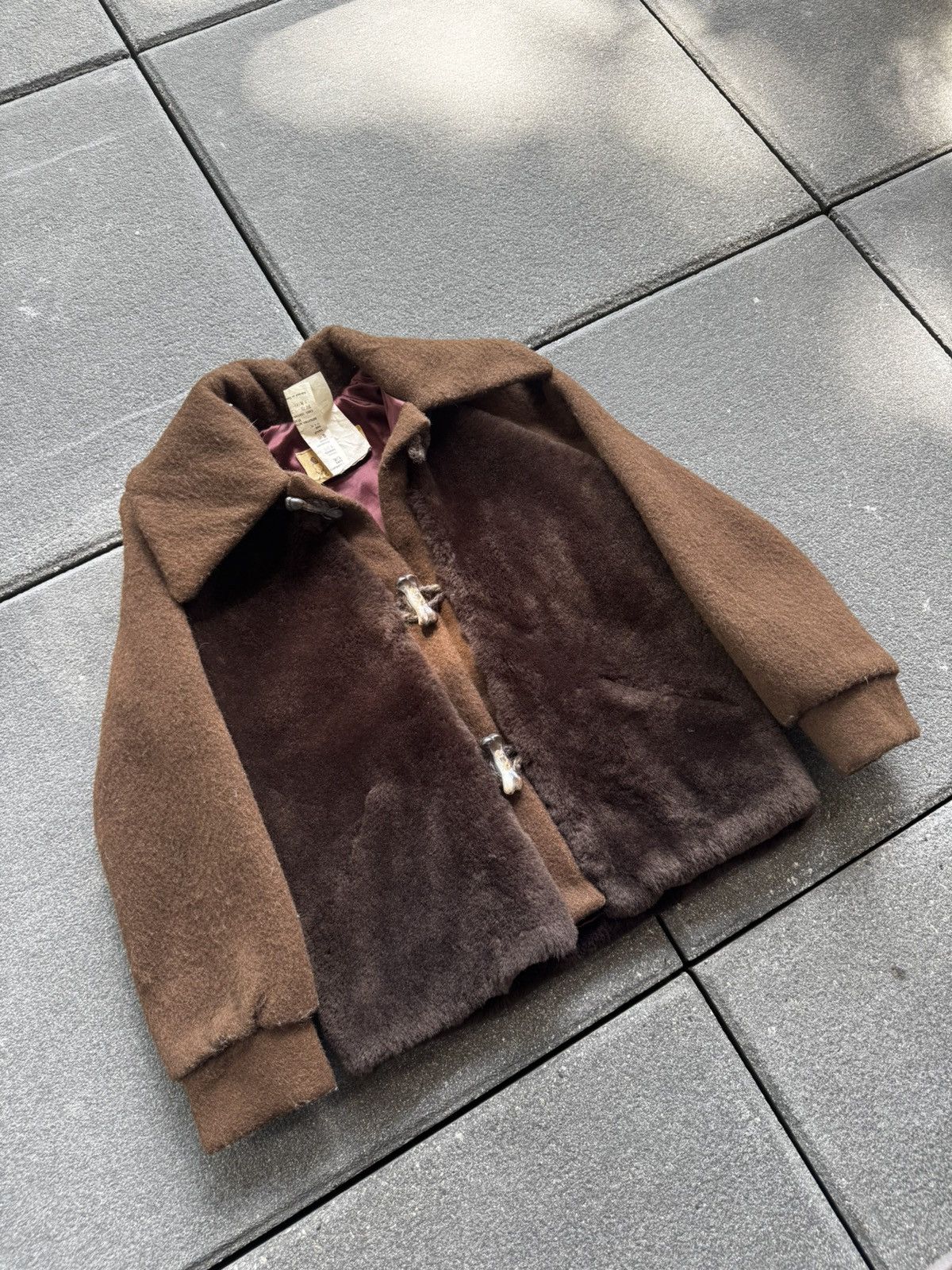 CRAZY 80's VINTAGE INUK SHEEPSKIN FUR COAT