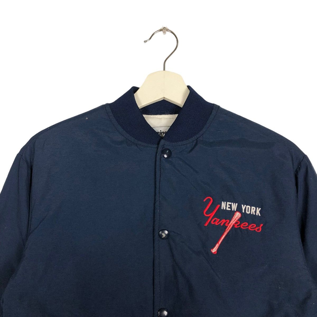New York Yankees × Vintage 🔥 VINTAGE NEW YORK YANKEES BOMBER JACKET MADE IN USA Size US XXS / EU 40 - 4 Thumbnail