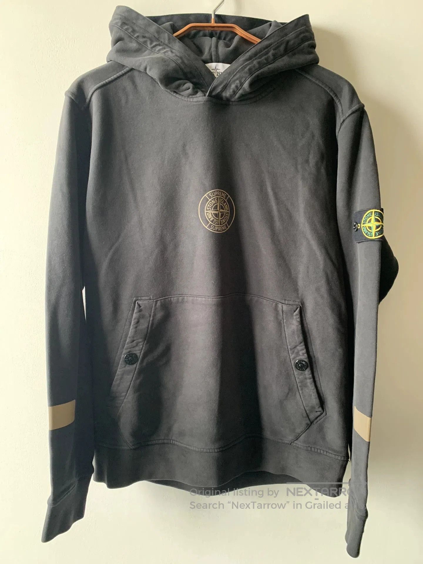 Stone Island stone island x supreme hooded sweatshirt. Size US L / EU 52-54 / 3 - 1 Thumbnail
