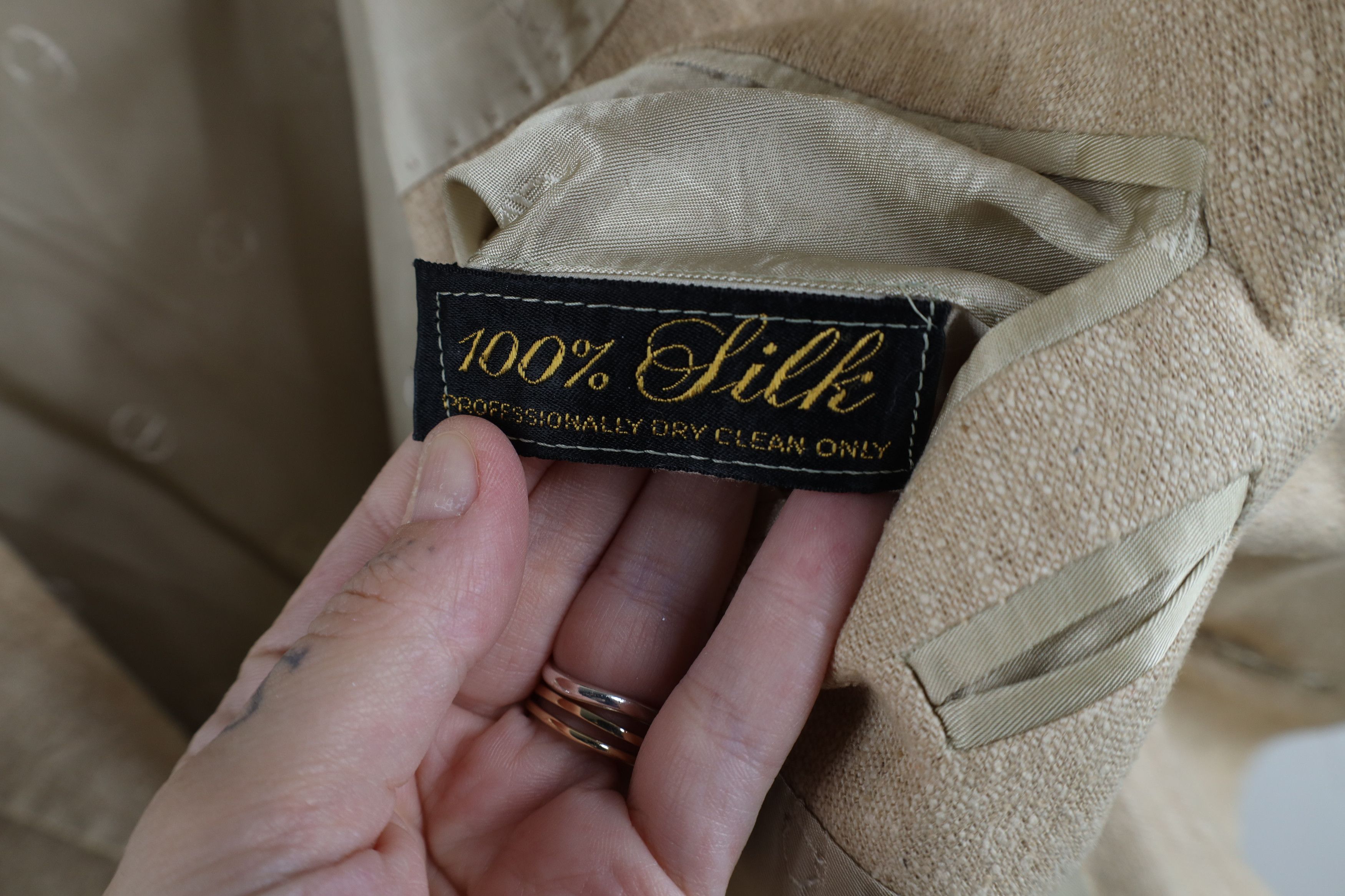 Dior Vintage 70s 80s Christian Dior Suit Coat Blazer Jacket USA Size US XXL / EU 58 / 5 - 13 Thumbnail