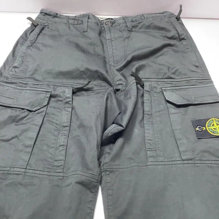 Stone Island Stone Island Black Casual Cargo Pants for Men Size US 29 - 4 Thumbnail