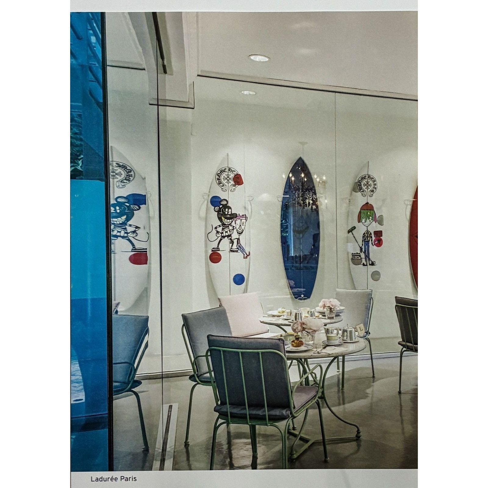 Chrome Hearts × Japanese Brand × Vintage Chrome Hearts surfboard gallery 9x11 Framed poster Size ONE SIZE - 2 Thumbnail