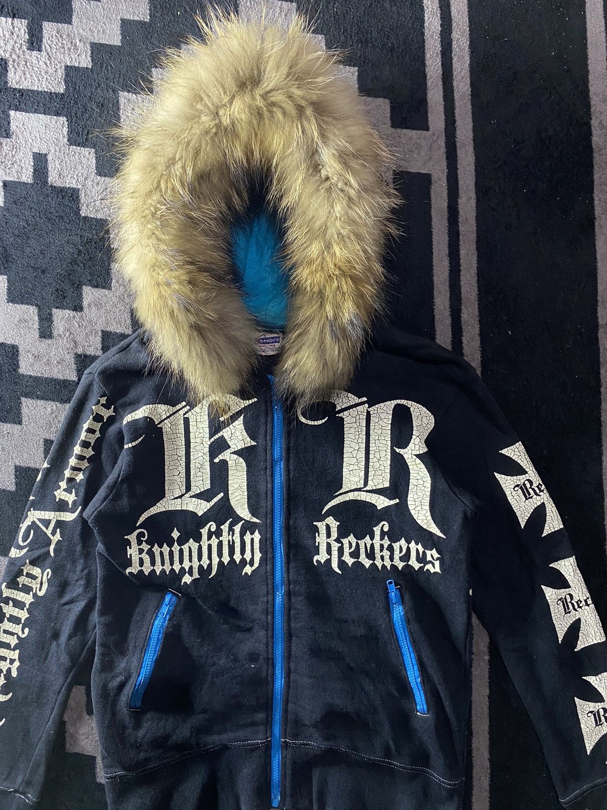 Isamu Katayama Backlash Vintage Reckers poem fur hoodie ifsixwasnine style Size US S / EU 44-46 / 1 - 3 Thumbnail