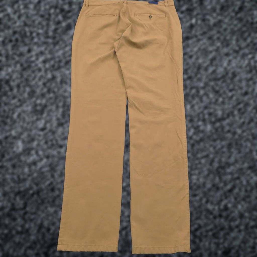 Vintage Mugsy Pants Mens 38x36 Belmonts Slim Straight Khaki 5 Pocket Chinos Flex Office Size US 38 / EU 54 - 1 Thumbnail