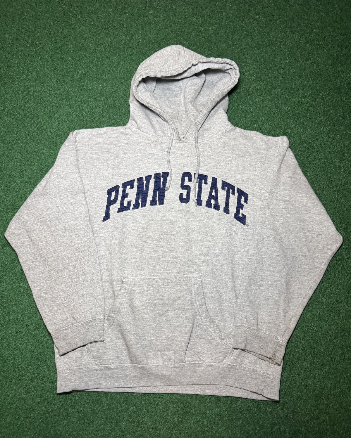 Vintage Y2K Penn State Spelllout Gray XL College Hoodie Sweatshirt Size XL / US 12-14 / IT 48-50 - 1 Thumbnail