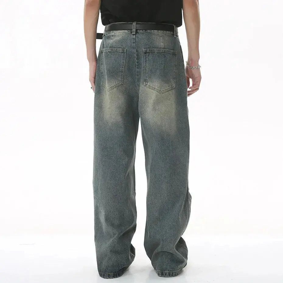 Japanese Brand Hollow Out Luxury Baggy Jeans Size US 32 / EU 48 - 3 Thumbnail