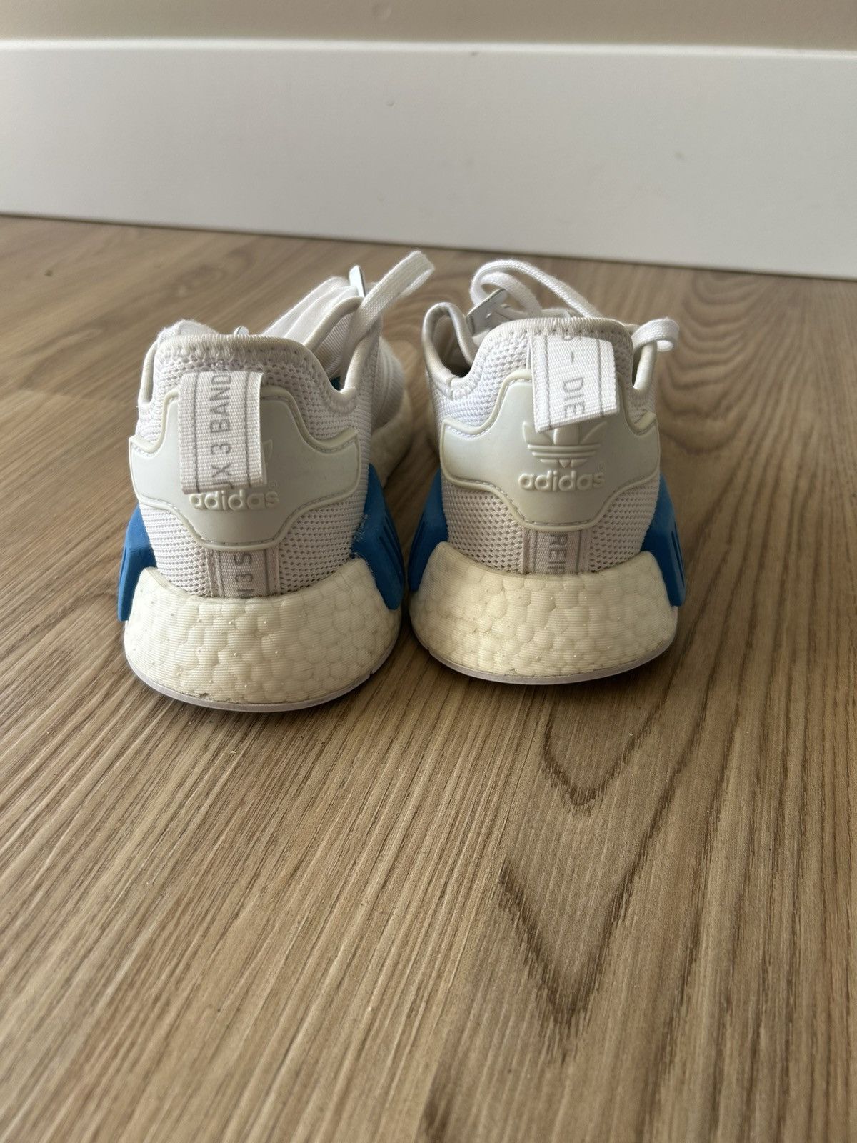 Adidas Adidas NMD Boost Blue White Size US 6.5 / IT 36.5 - 5 Thumbnail