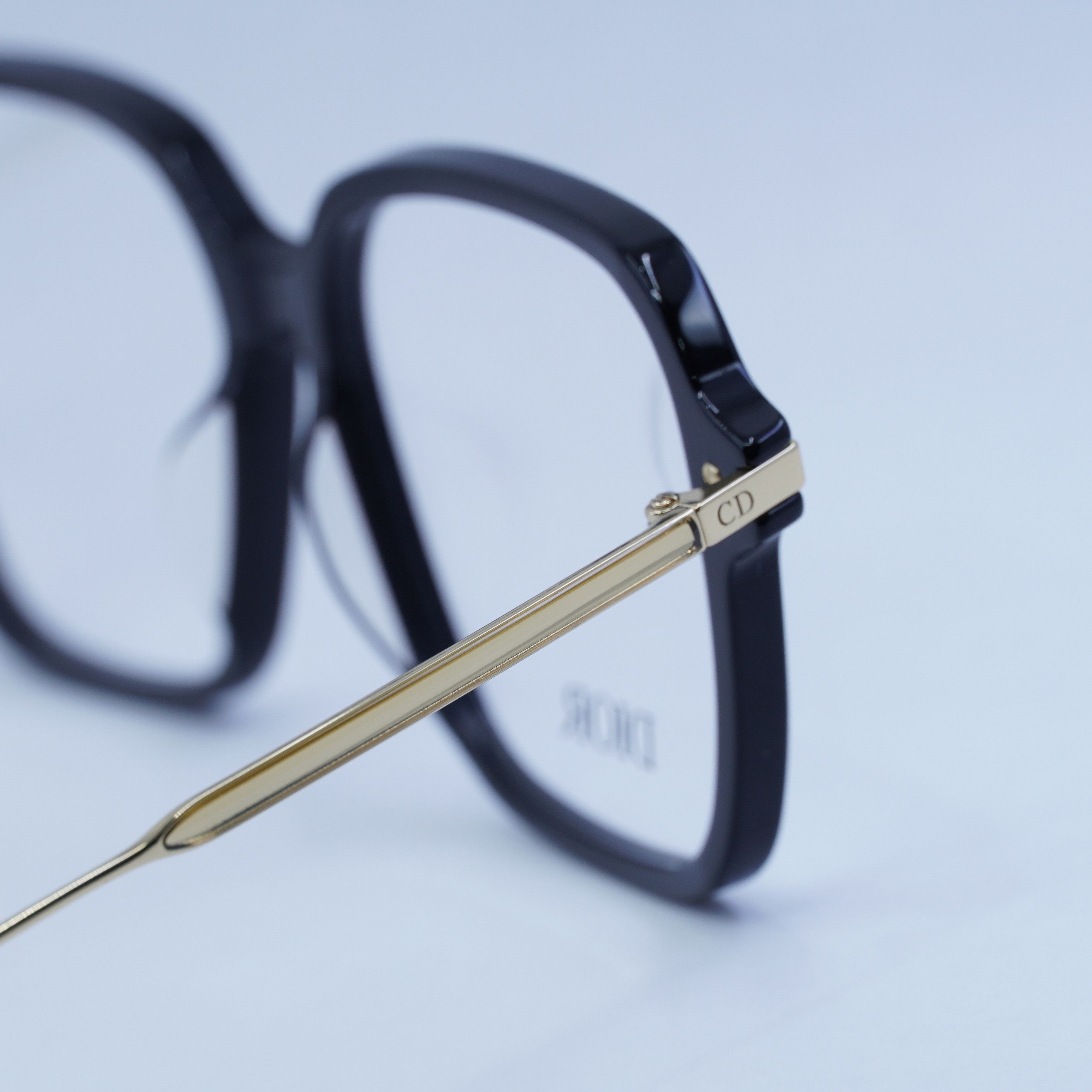 Dior Dior GEMDIORO S5I 1200 Eyeglasses Black 54mm Square Frame Size ONE SIZE - 7 Thumbnail