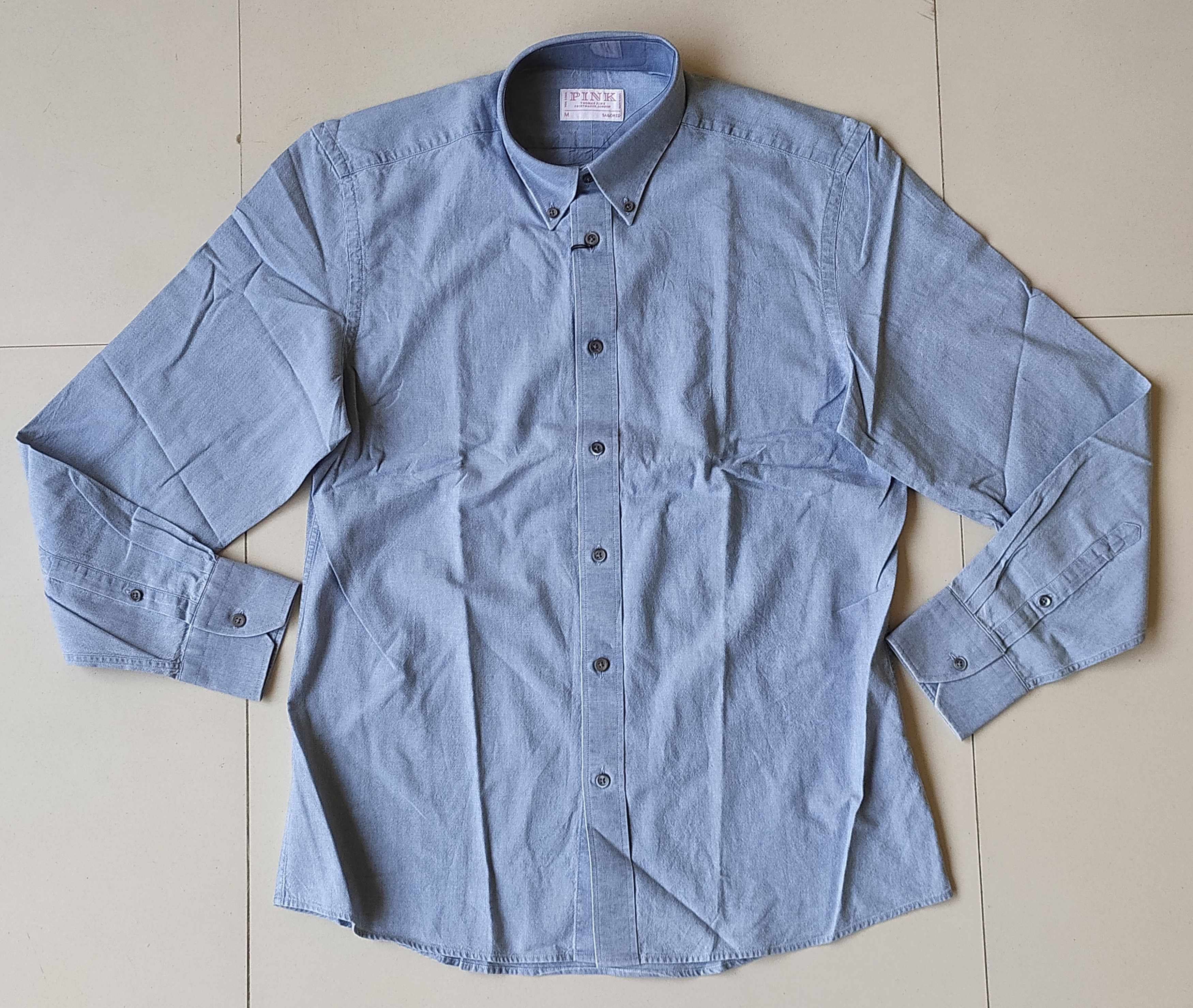 Thomas Pink Thomas Pink Formal plain Shirt Free Worldwide Shipping T/76 Size US M / EU 48-50 / 2 - 2 Thumbnail