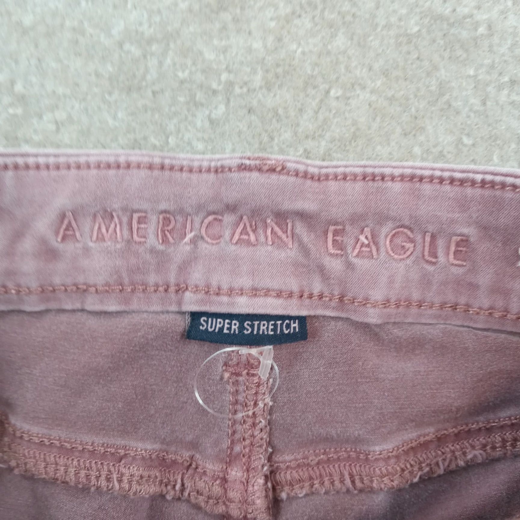 American Eagle Outfitters American Eagle Womens Purple Jegging Size 0 Mid Rise Stretch Cotton Size 25" / US 0 / IT 36 - 7 Thumbnail