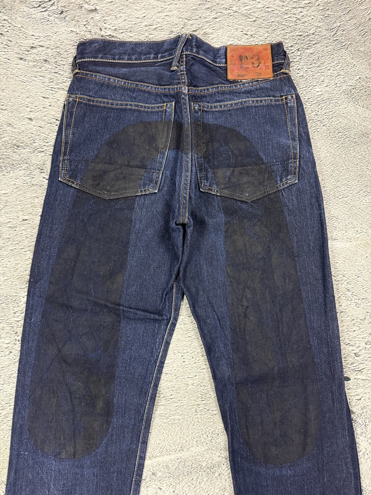 Evisu Evisu jeans daicock big logo black selvedge denim Size US 28 / EU 44 - 4 Thumbnail