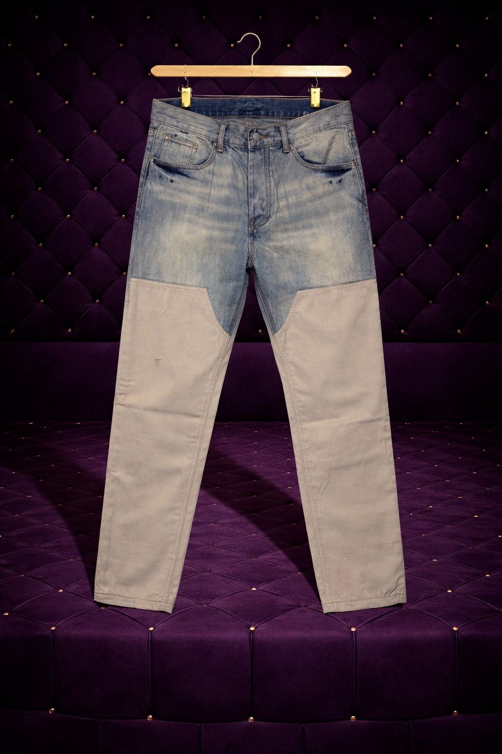 Other COLORBLOCK TWO-TONE DENIM SHORTS Size US 32 / EU 48 - 1 Preview