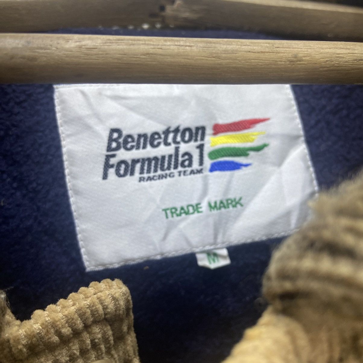 Benetton Vintage Benetton Formula 1 Racing Team Corduroy Jacket Size US M / EU 48-50 / 2 - 22 Thumbnail