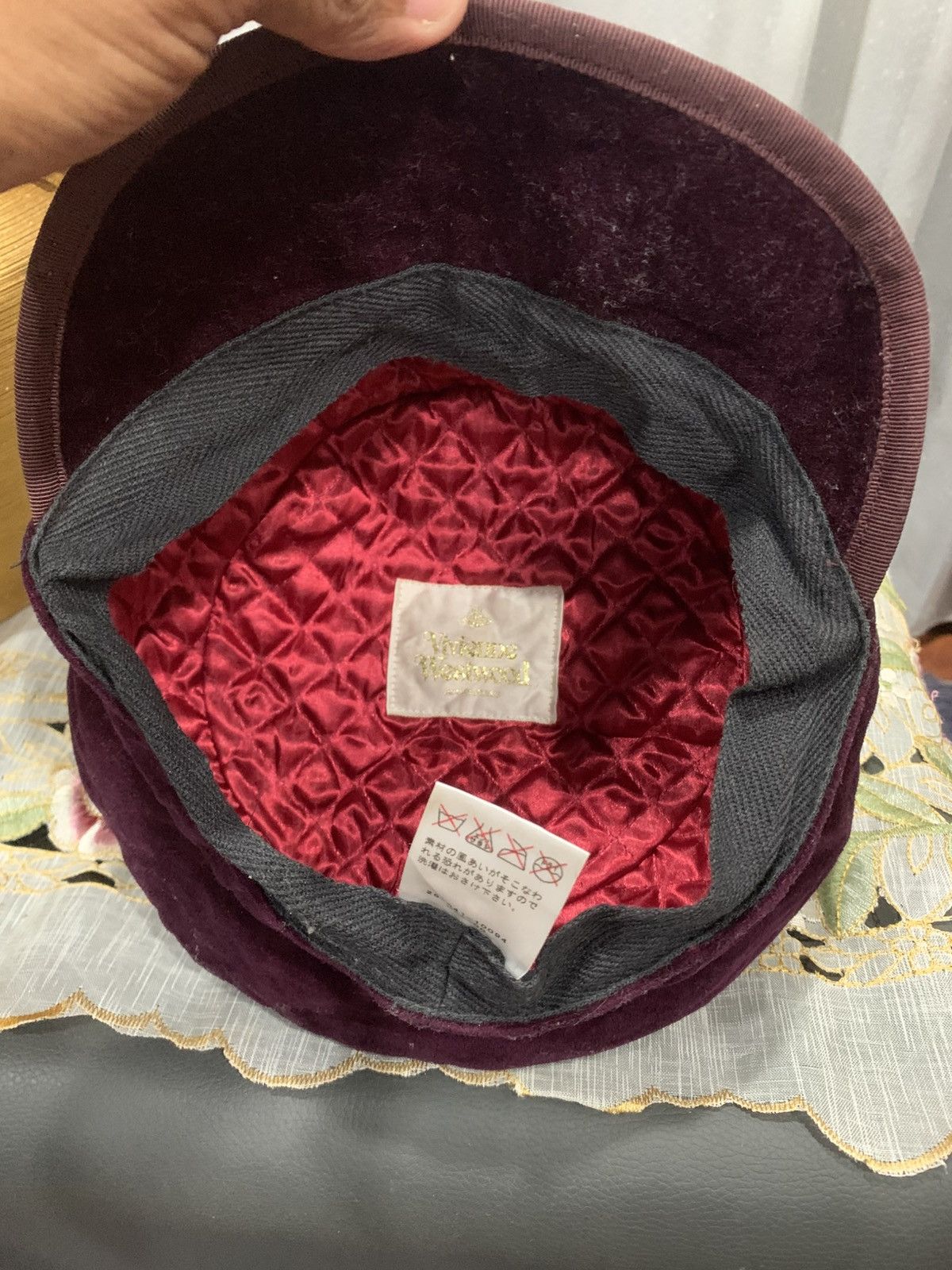 Vivienne Westwood Vivienne Westwood Velvet Hat Size ONE SIZE - 4 Thumbnail