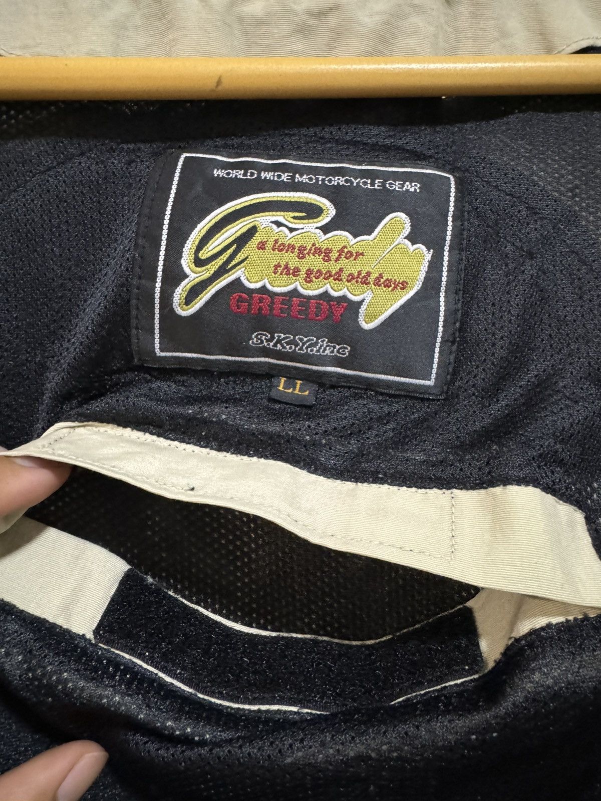 Greedy Genius × Vintage Greedy Motorcycle Gear Riding Jacket Size US L / EU 52-54 / 3 - 14 Thumbnail