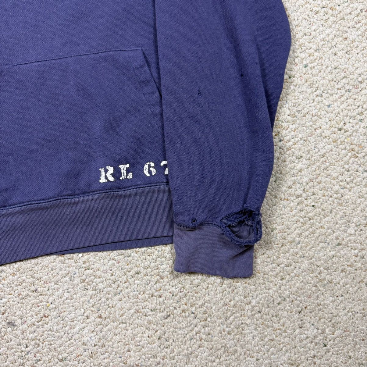 Polo Ralph Lauren Polo Ralph Lauren Distressed Rescue stencil military hoodie Size US L / EU 52-54 / 3 - 3 Thumbnail