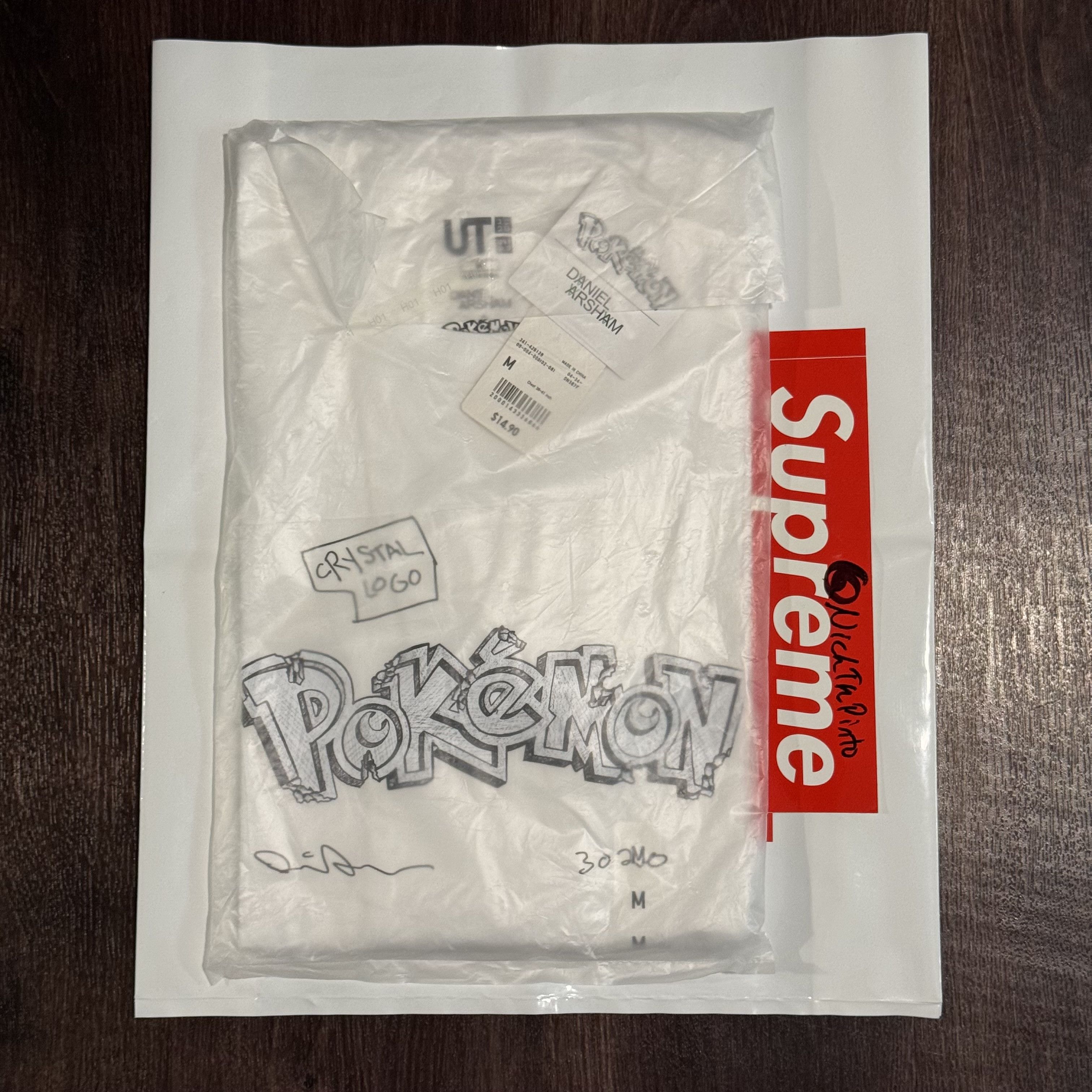 Daniel Arsham × Pokemon × Uniqlo Crystal Logo Tee Size US M / EU 48-50 / 2 - 1 Thumbnail