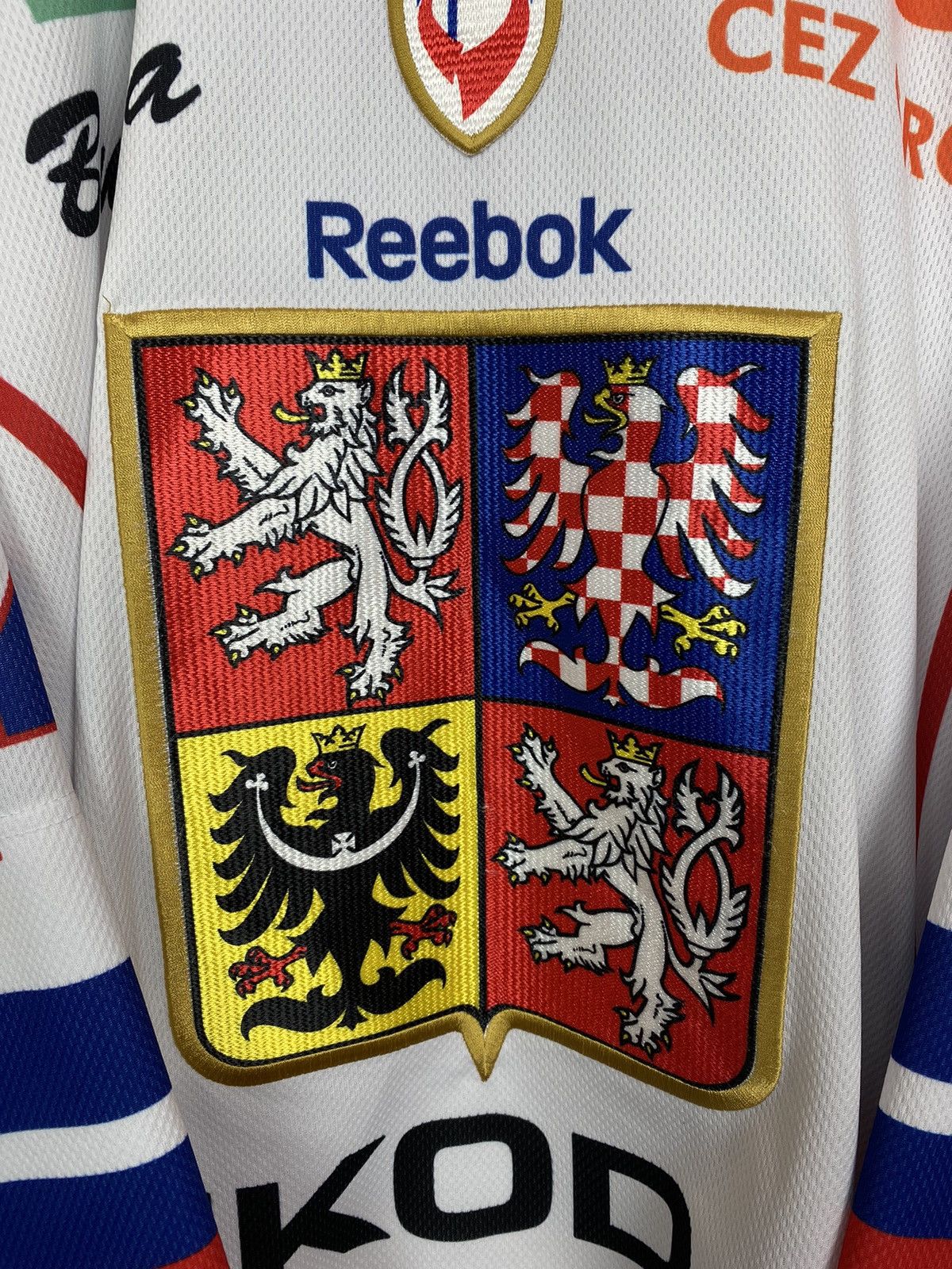 Reebok Czech Republic Jersey 2011-2012 Hockey Tour Reebok Shirt Size US XXL / EU 58 / 5 - 8 Thumbnail