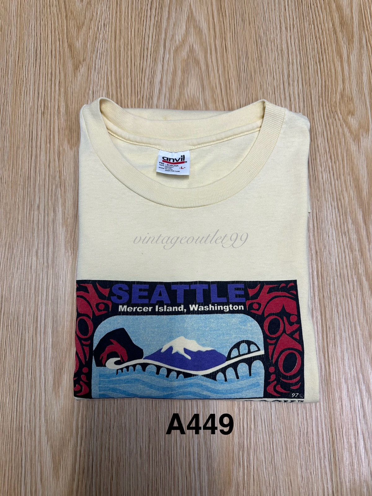 Anvil × Vintage Vintage Escape From The Rock Triathlon 1997 A449 Size US L / EU 52-54 / 3 - 14 Thumbnail