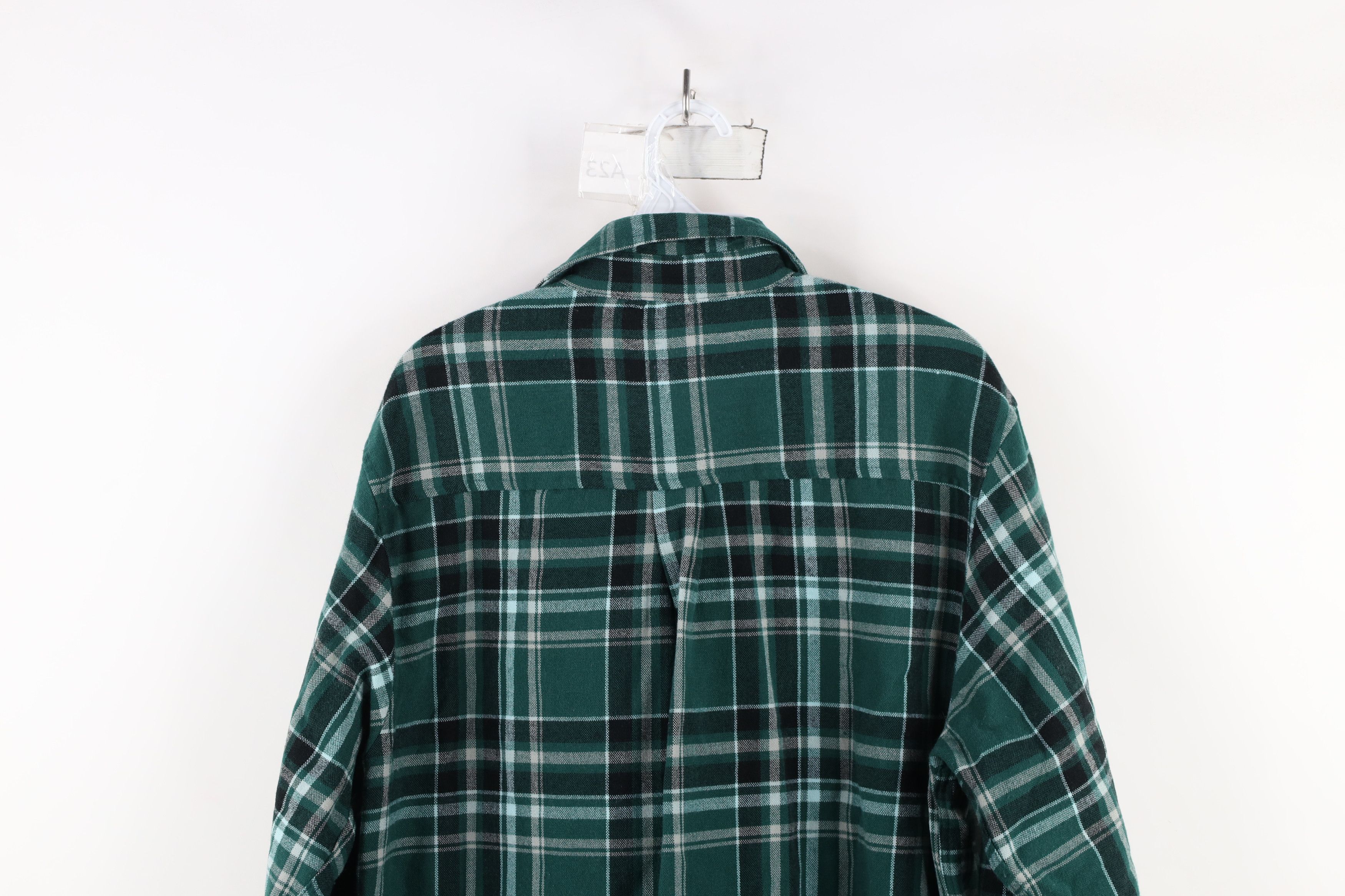 Vintage Vintage 90s Streetwear Double Pocket Collared Button Shirt Size US M / EU 48-50 / 2 - 10 Thumbnail