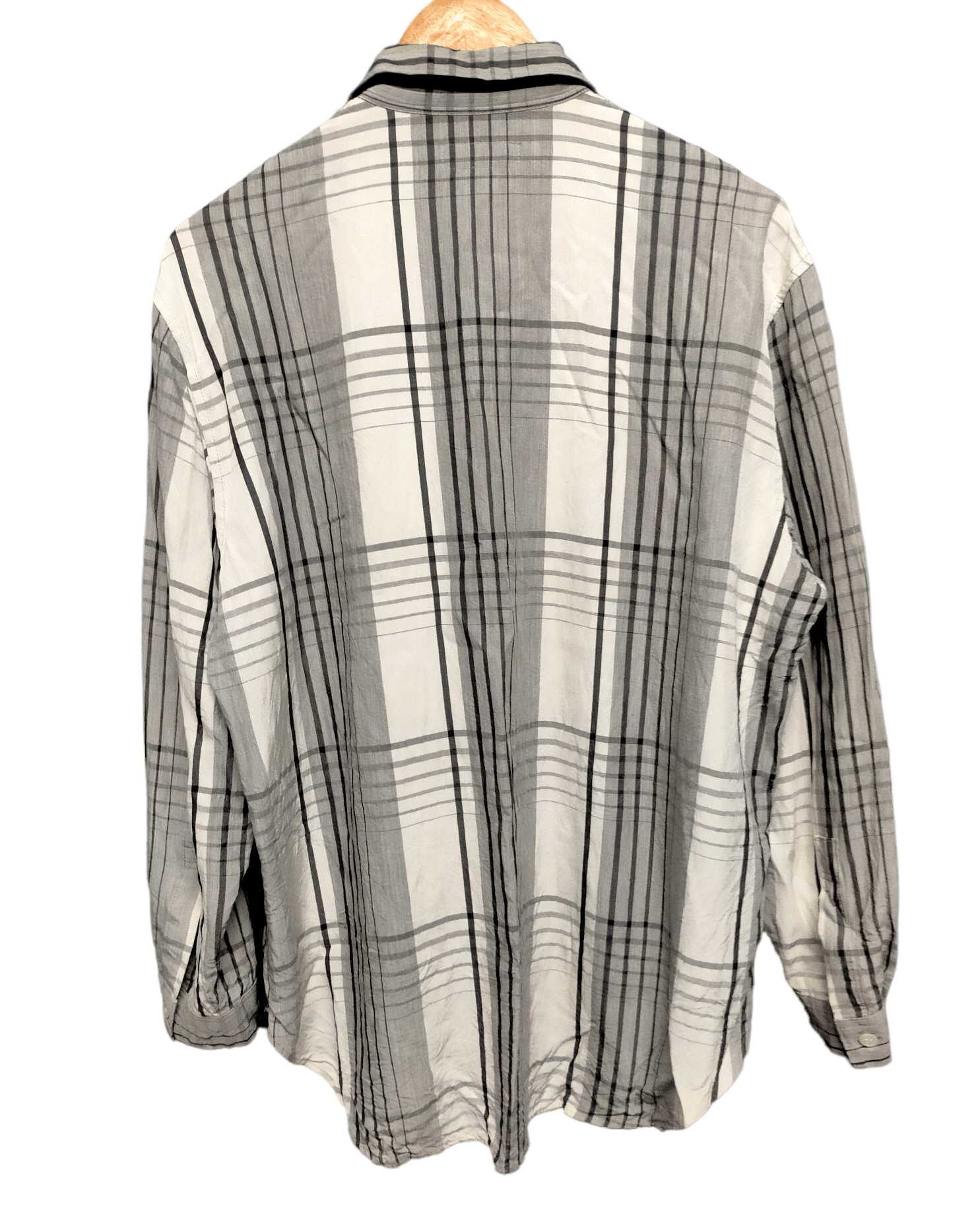 Yohji Yamamoto Vintage Y'S Yohji Yamamoto Rayonne Shirt Button Office Size US L / EU 52-54 / 3 - 7 Thumbnail