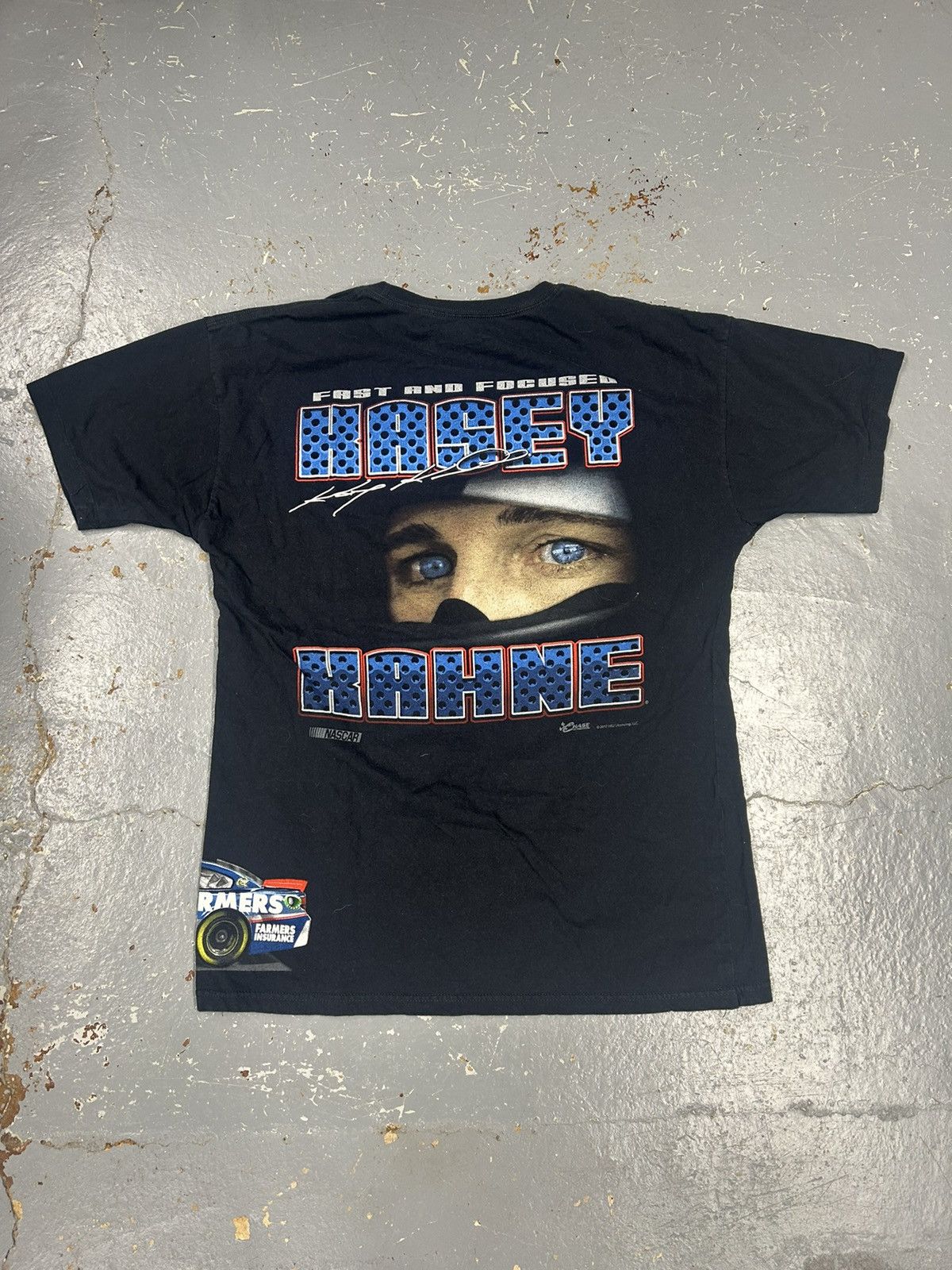 NASCAR × Vintage Crazy Vintage Y2K Essential Black Nascar Kasey Kahne T-Shirt Size US L / EU 52-54 / 3 - 2 Thumbnail