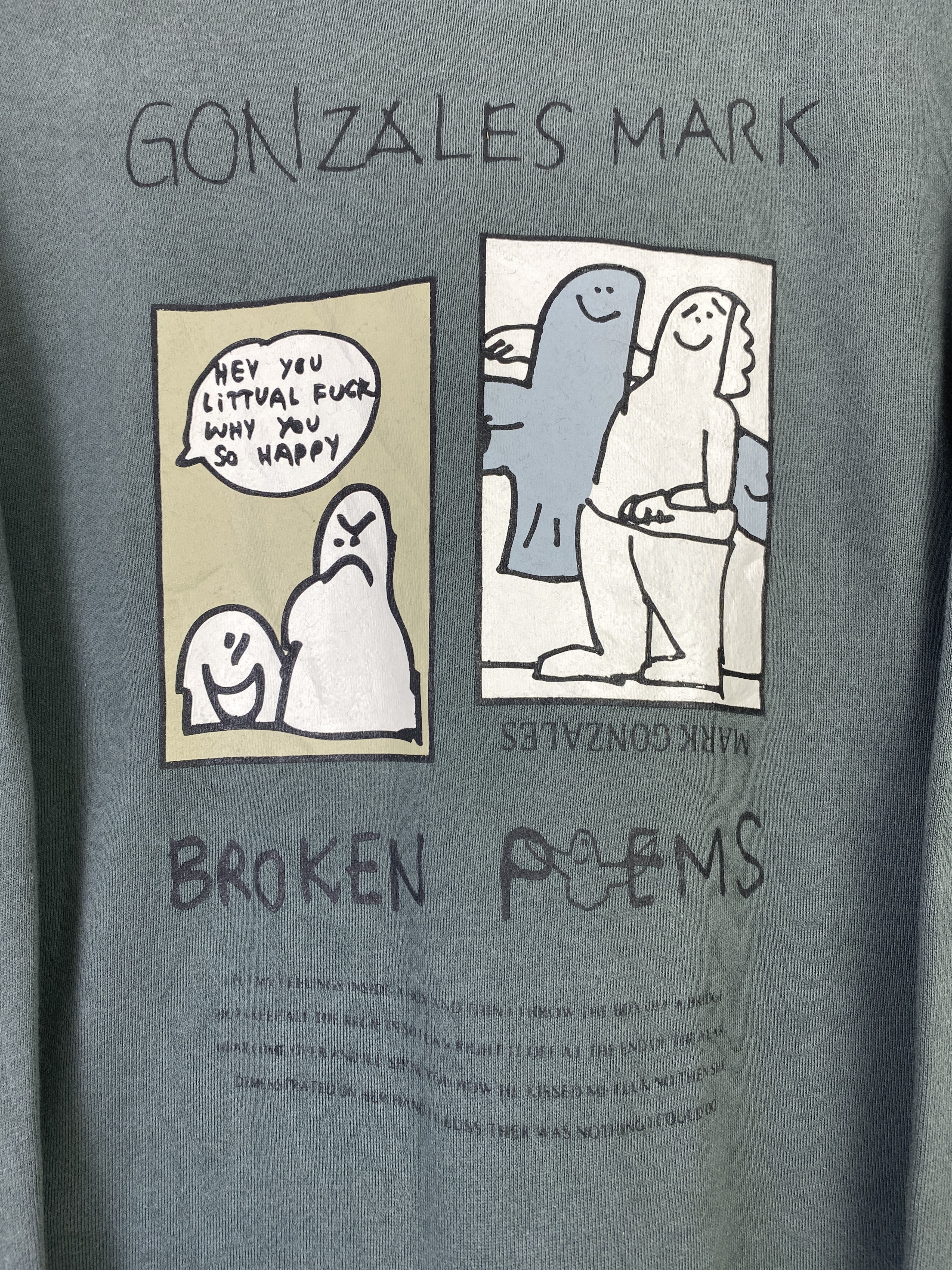 Other Vintage Mark Gonzales Backhit Crewneck Sweatshirt SH0357 Size US S / EU 44-46 / 1 - 7 Thumbnail