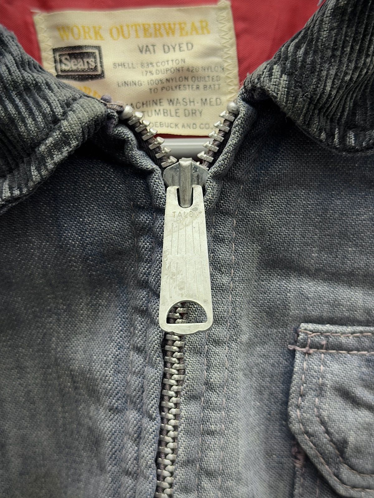 Vintage Vintage 1960’s Sears Faded Work Jacket Size US XL / EU 56 / 4 - 6 Thumbnail
