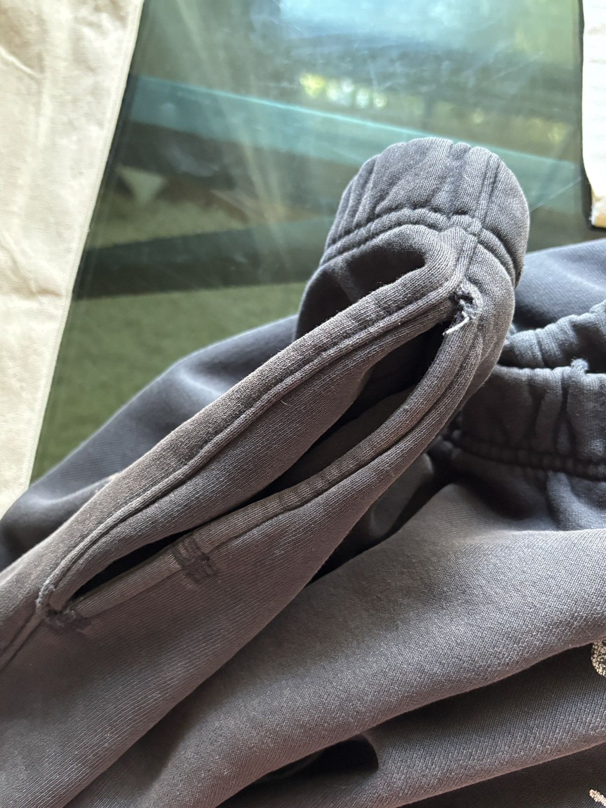 Gallery Dept. FADED BLACK - PAINTER LOGO FLARE SWEATPANTS Size US 34 / EU 50 - 15 Thumbnail