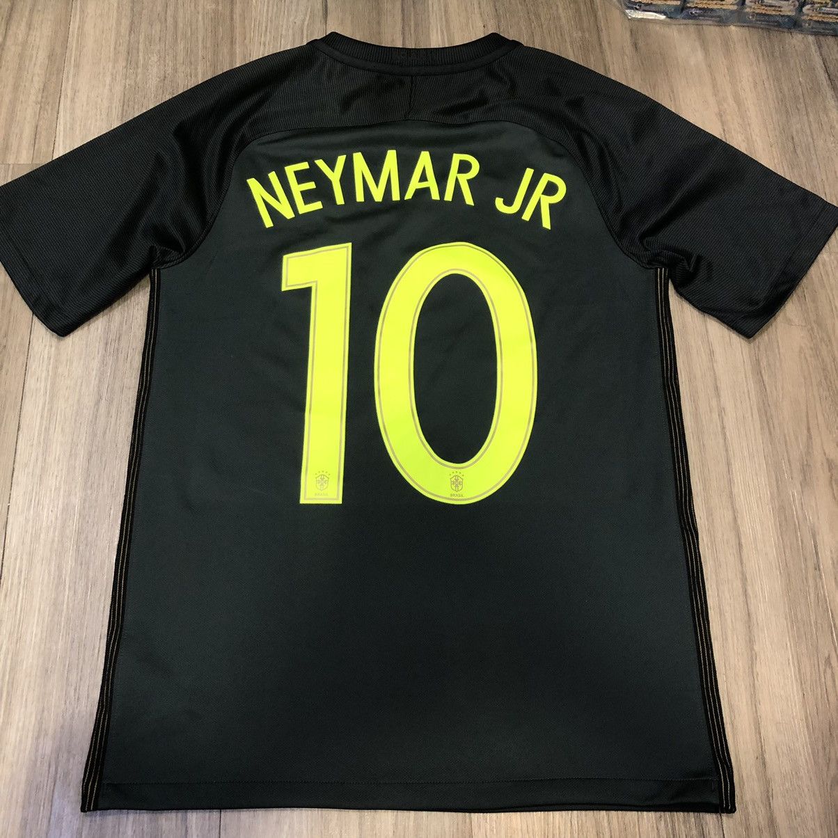 Brazil 3rd Black Jersey Neymar newest #10 World Cup Large