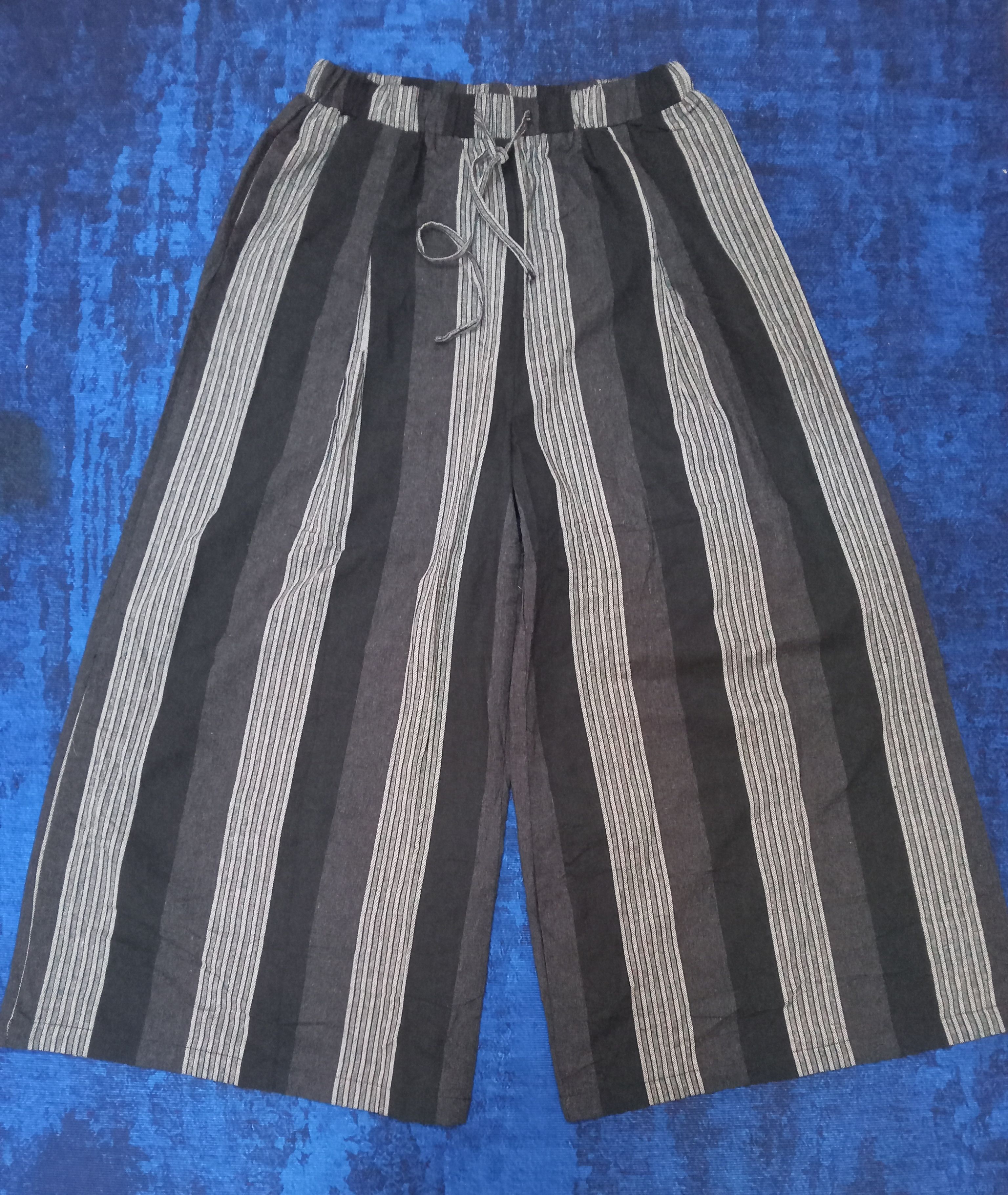 Other Yimane Stripes Baggy Pants Waist From 30-40 inch Size 30" / US 8 / IT 44 - 1 Thumbnail