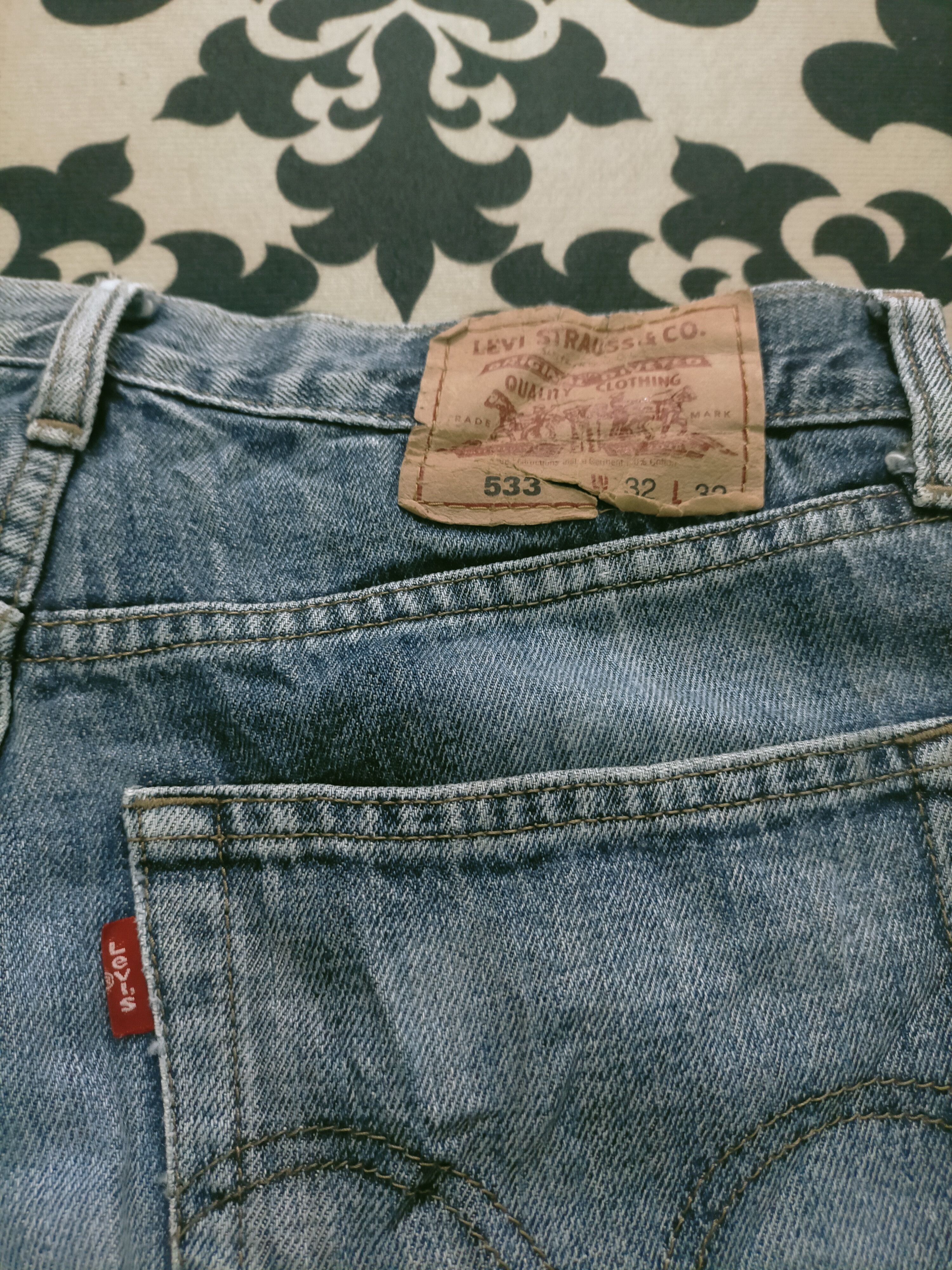 Levi's 🔥Vintage🔥 Levis 533 Washed Distressed Jeans Size US 31 - 9 Thumbnail