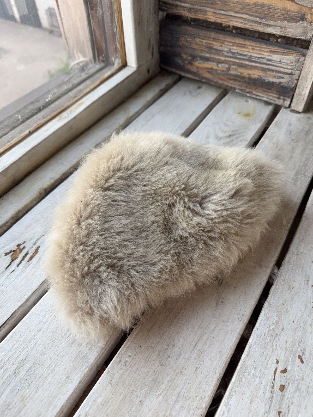 Hysteric Glamour × Japanese Brand × Vintage Vintage Real Fur Mohair Fuzzy Ushanka Y2K Opium Hype Rare OS Size ONE SIZE - 1 Thumbnail
