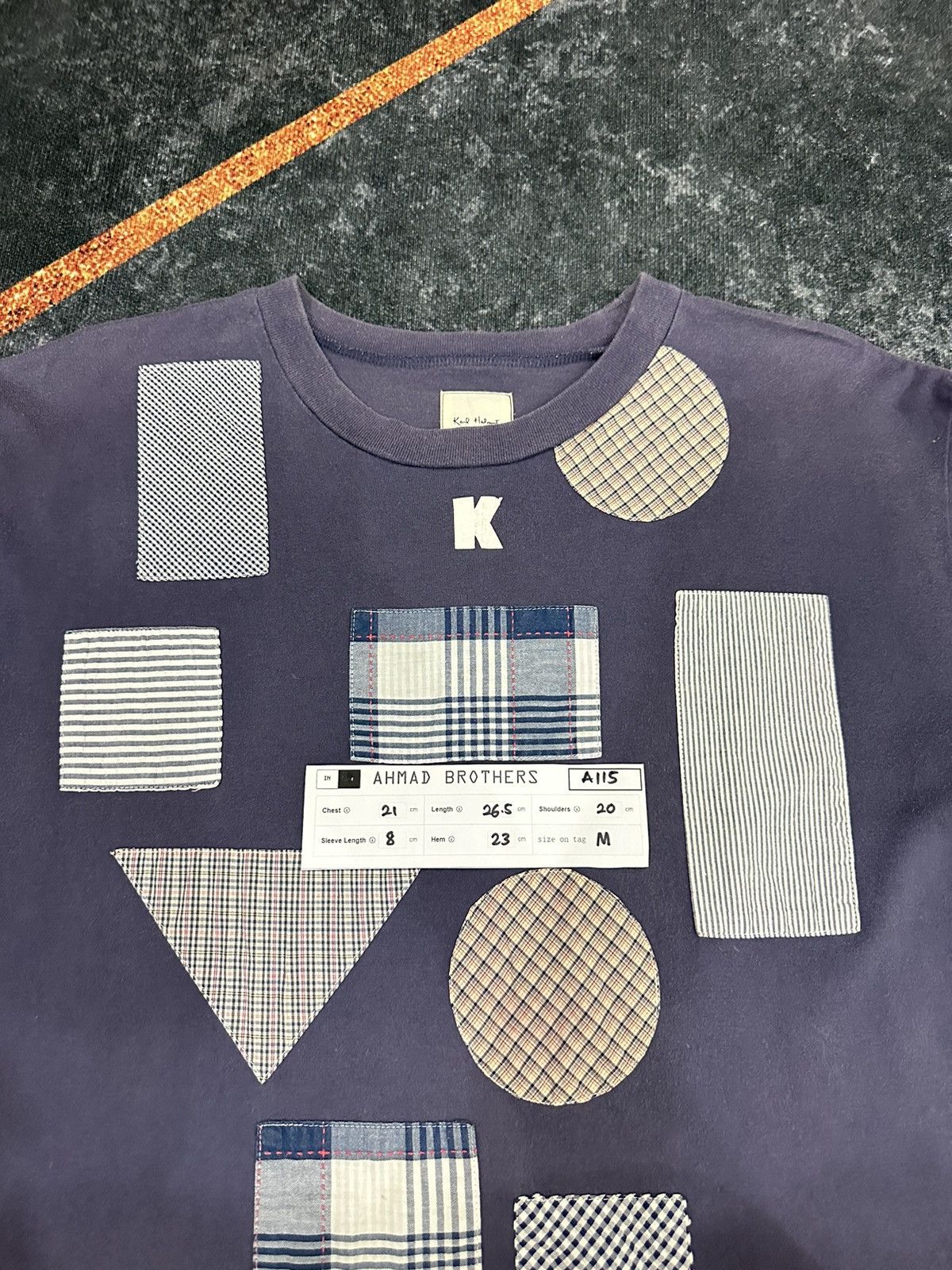 Karl Helmut × Pink House × Vintage Vintage Karl Helmut Patchwork Style Tee A115 Size US M / EU 48-50 / 2 - 9 Thumbnail