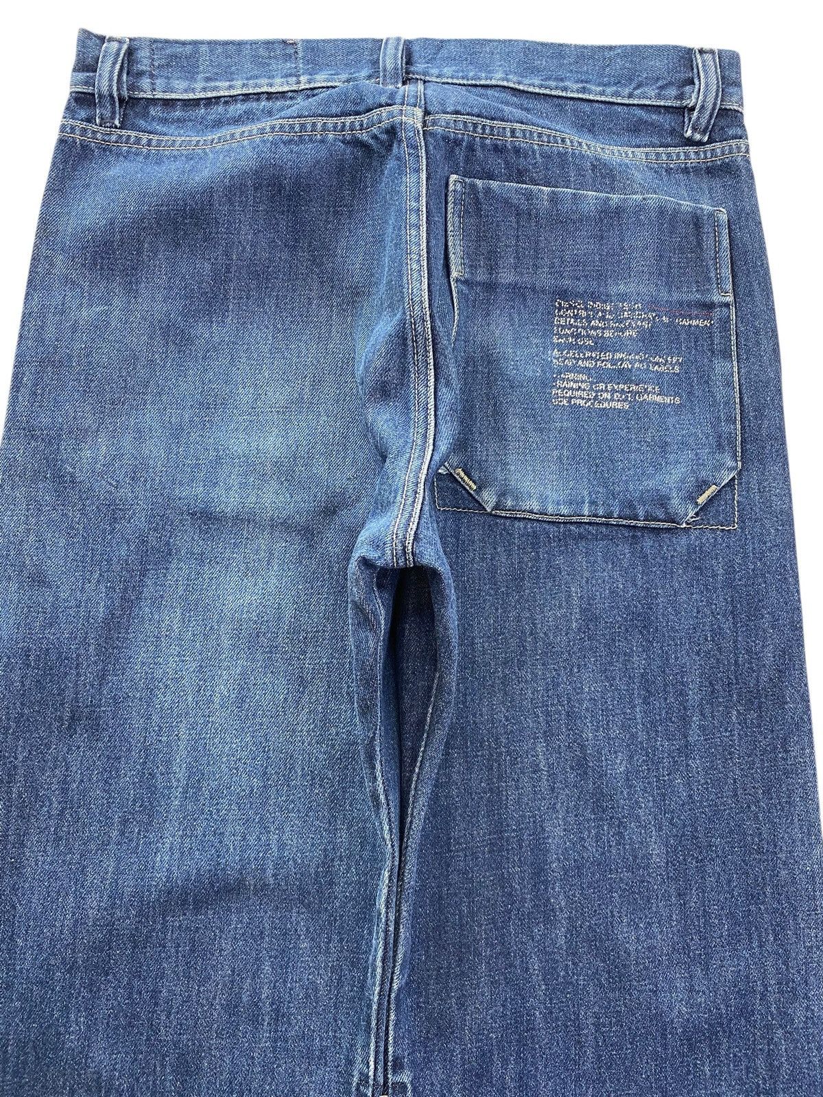 Diesel Diesel X Selvedge Distressed Blue Wash Straight Leg Jeans Size US 30 / EU 46 - 4 Thumbnail
