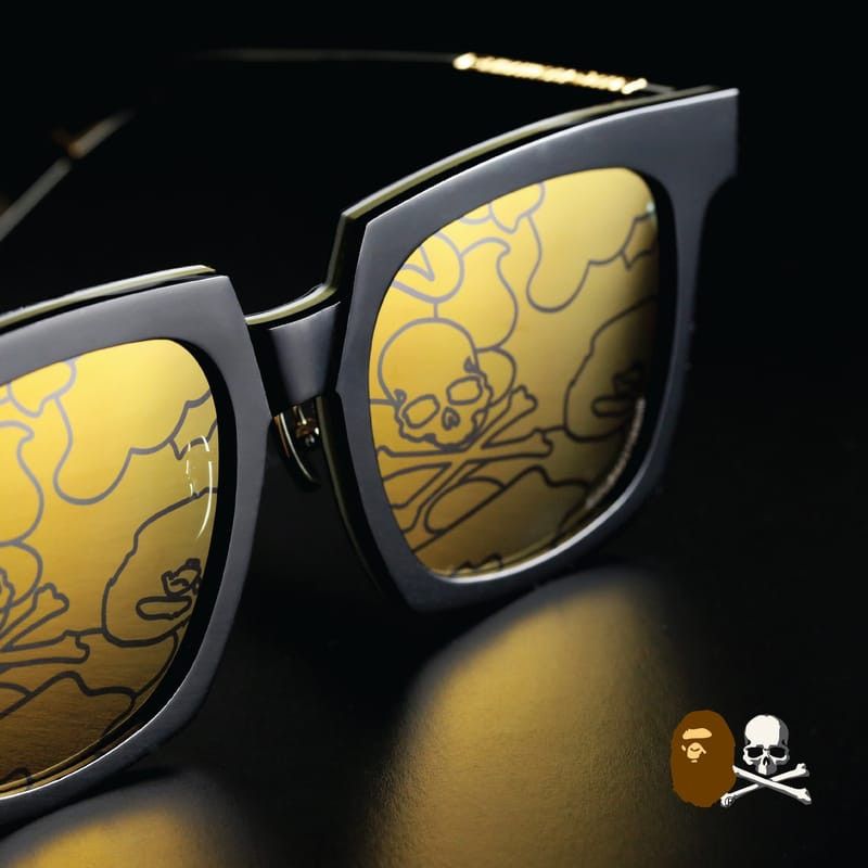 Bape × Mastermind Japan A BATHING APE × mastermind JAPAN BMJ002 Sunglasses Size ONE SIZE - 1 Thumbnail