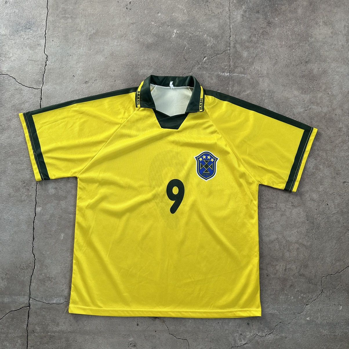Other Brazil 9 Ronaldo Jersey Home 2002 World Cup L Size US L / EU 52-54 / 3 - 4 Thumbnail
