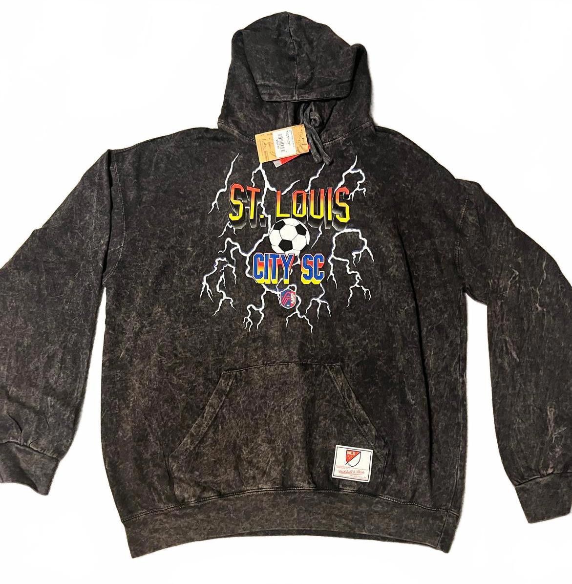 Mitchell & Ness St. Louis City SC Mitchell & Ness Mineral Wash Hoodie XL Size US XL / EU 56 / 4 - 1 Thumbnail