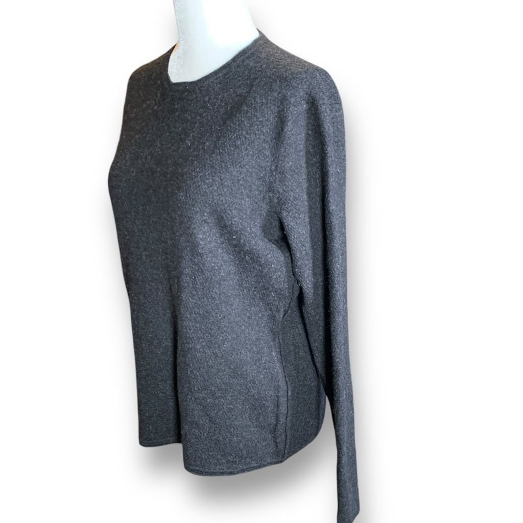Rag & Bone Rag & Bone Dark Charcoal Gray Wool Blend Neutral Knit Pullov Size L / US 10 / IT 46 - 5 Thumbnail