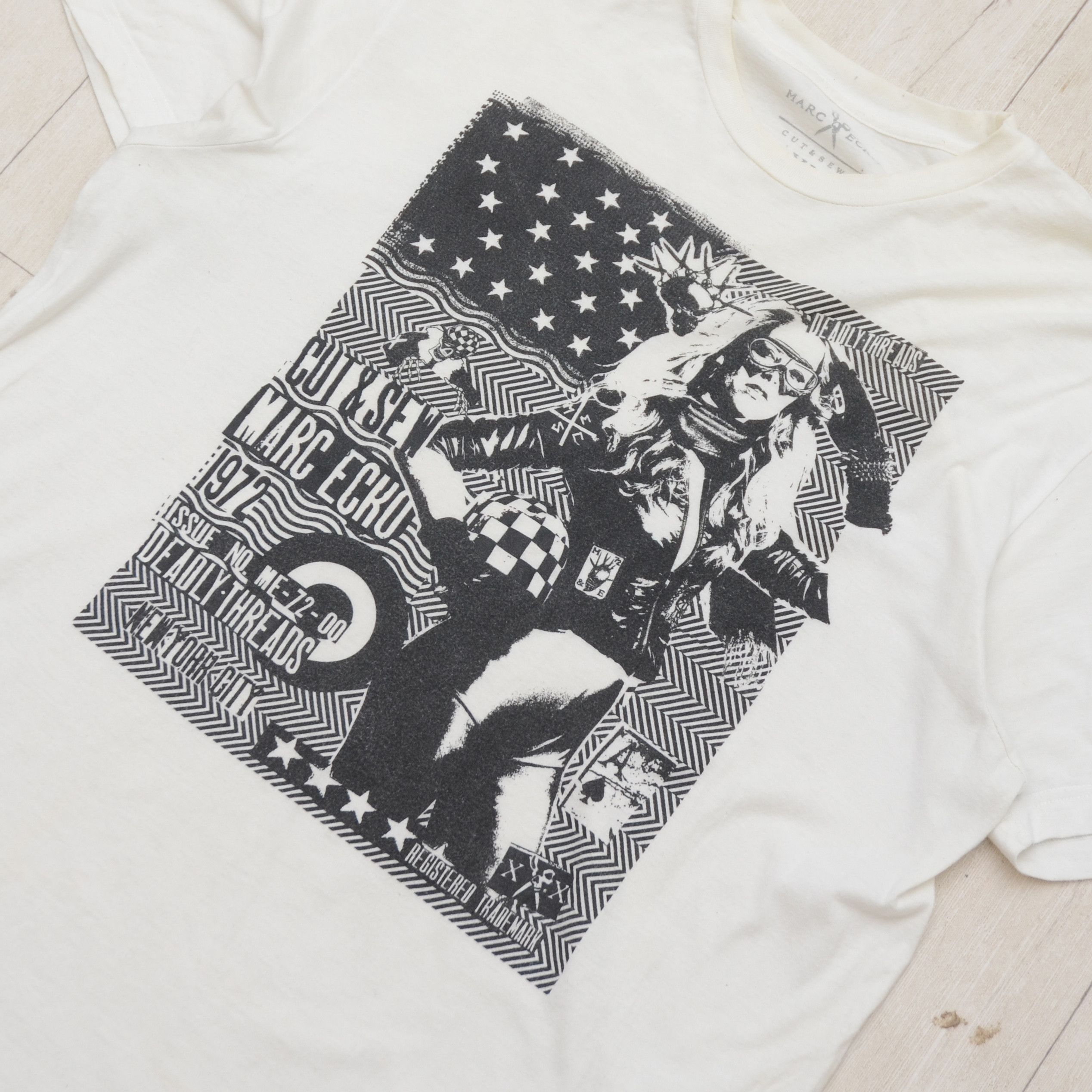 Marc Ecko Vintage Marc Ecko T-Shirt Biker Girls Graphic Tee Y2K USA Size US XL / EU 56 / 4 - 4 Thumbnail
