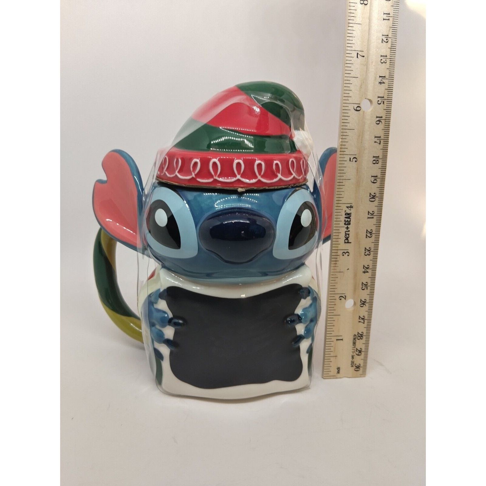 Disney NIB Disney Holiday Stitch Figurine Chalkboard Christmas List Size ONE SIZE - 3 Thumbnail