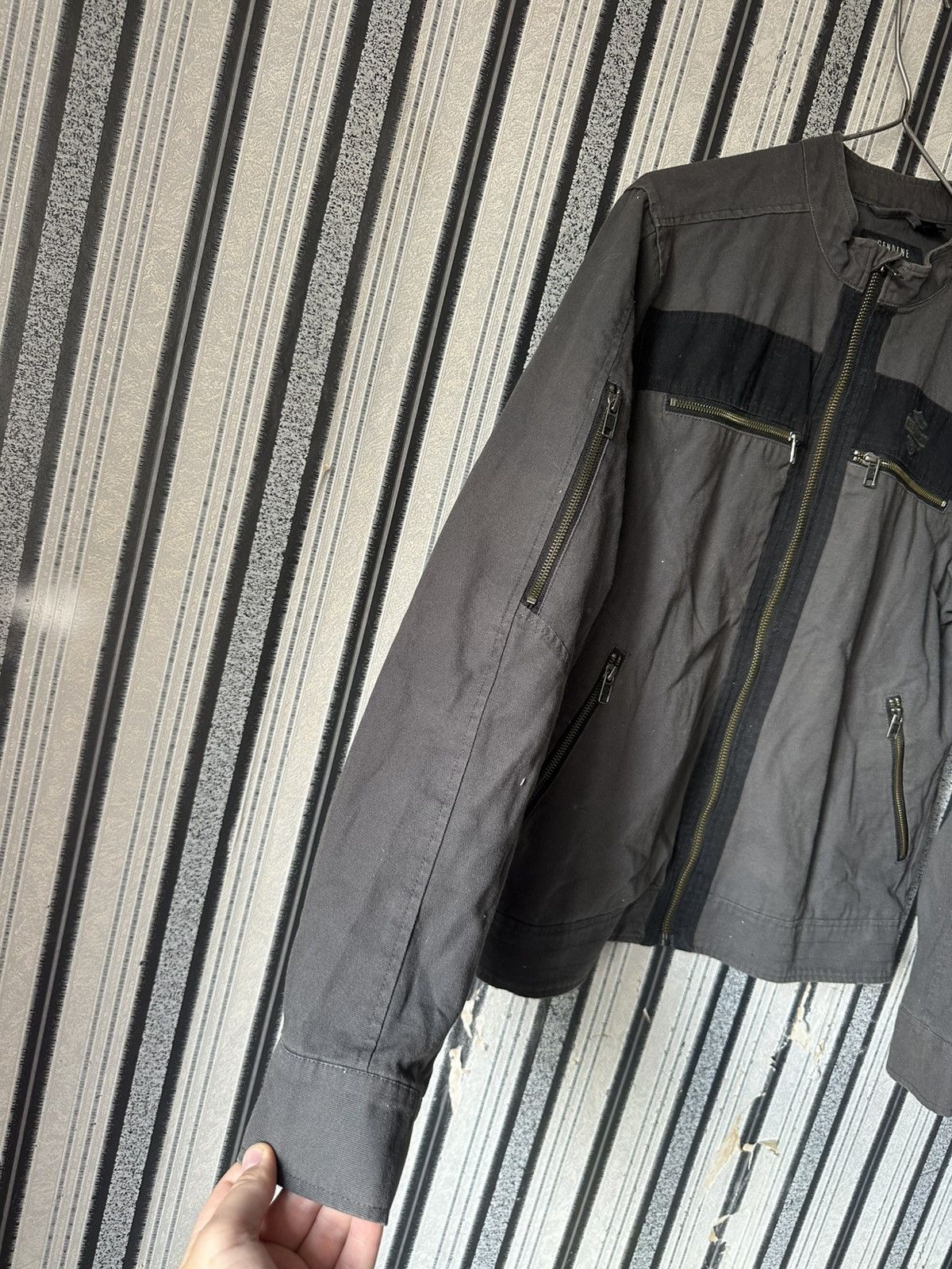 Harley Davidson Harley Davidson Denim Jacket Thunder Button Up Bomber Coat Size US M / EU 48-50 / 2 - 3 Thumbnail