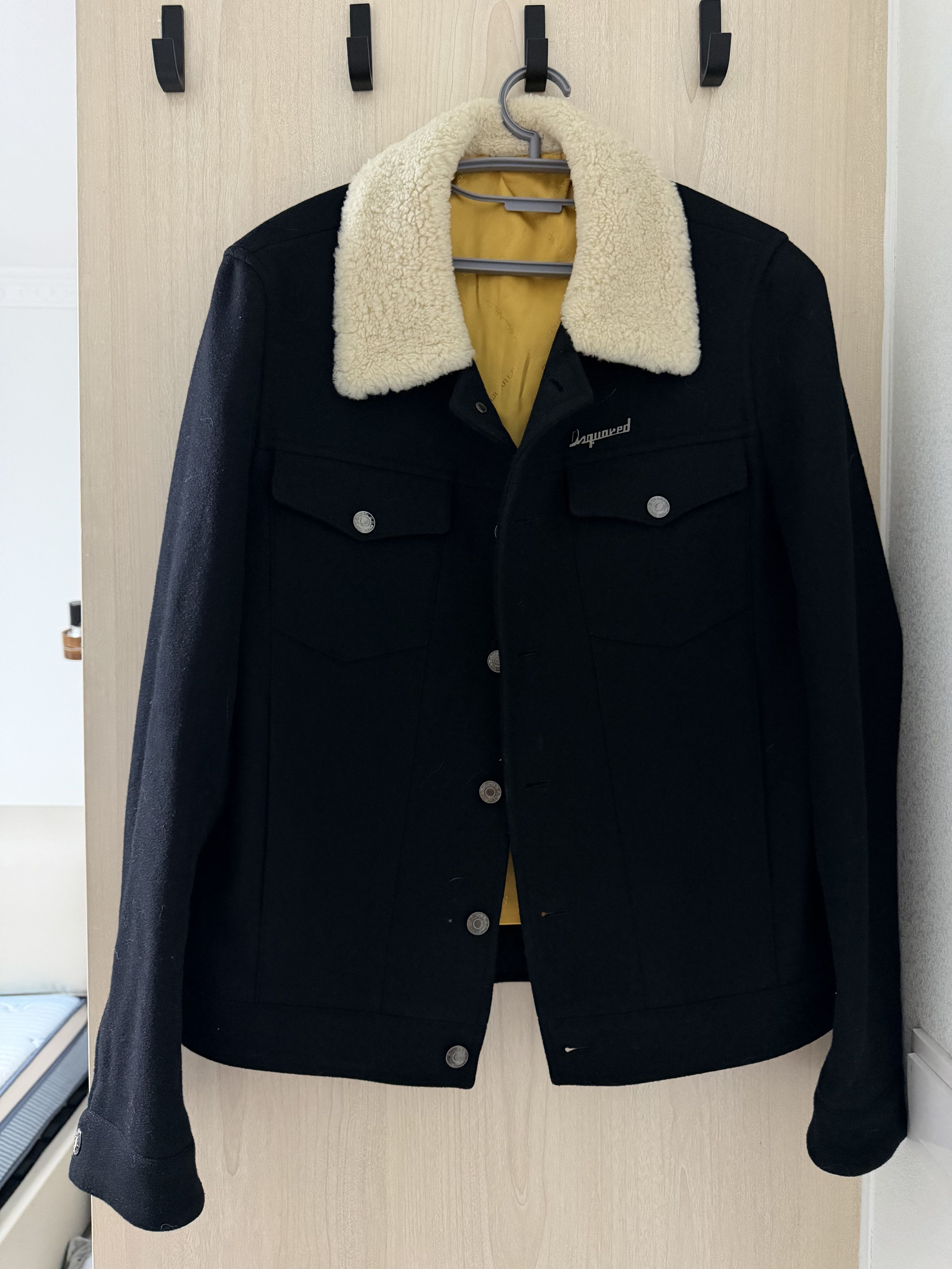 Dsquared2 dsquared2 wool fur collar coat jacket Size US M / EU 48-50 / 2 - 1 Thumbnail