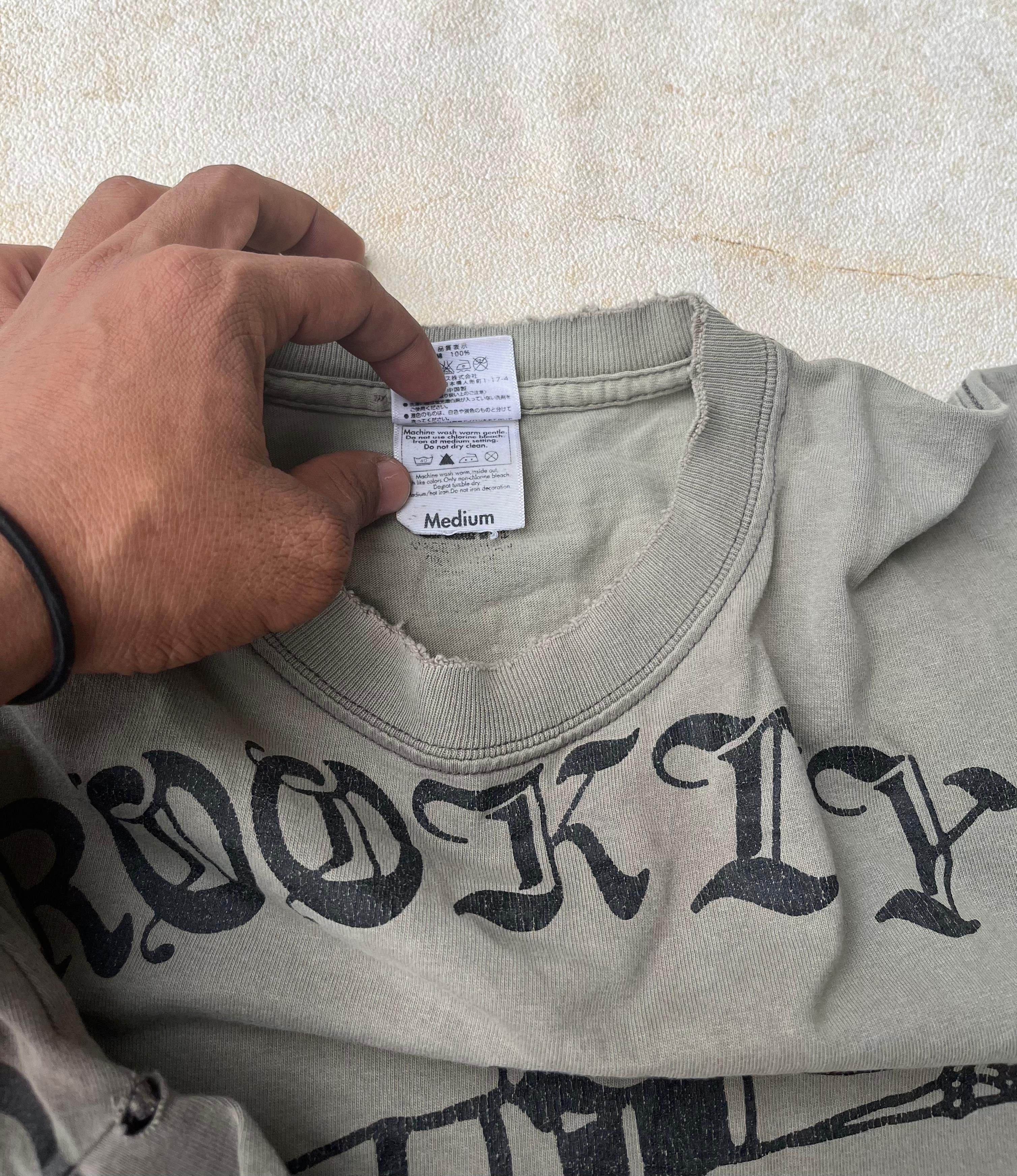Band Tees Distressed Brooklyn Skinhead Crucified For our sins Tshirt Size US M / EU 48-50 / 2 - 8 Thumbnail