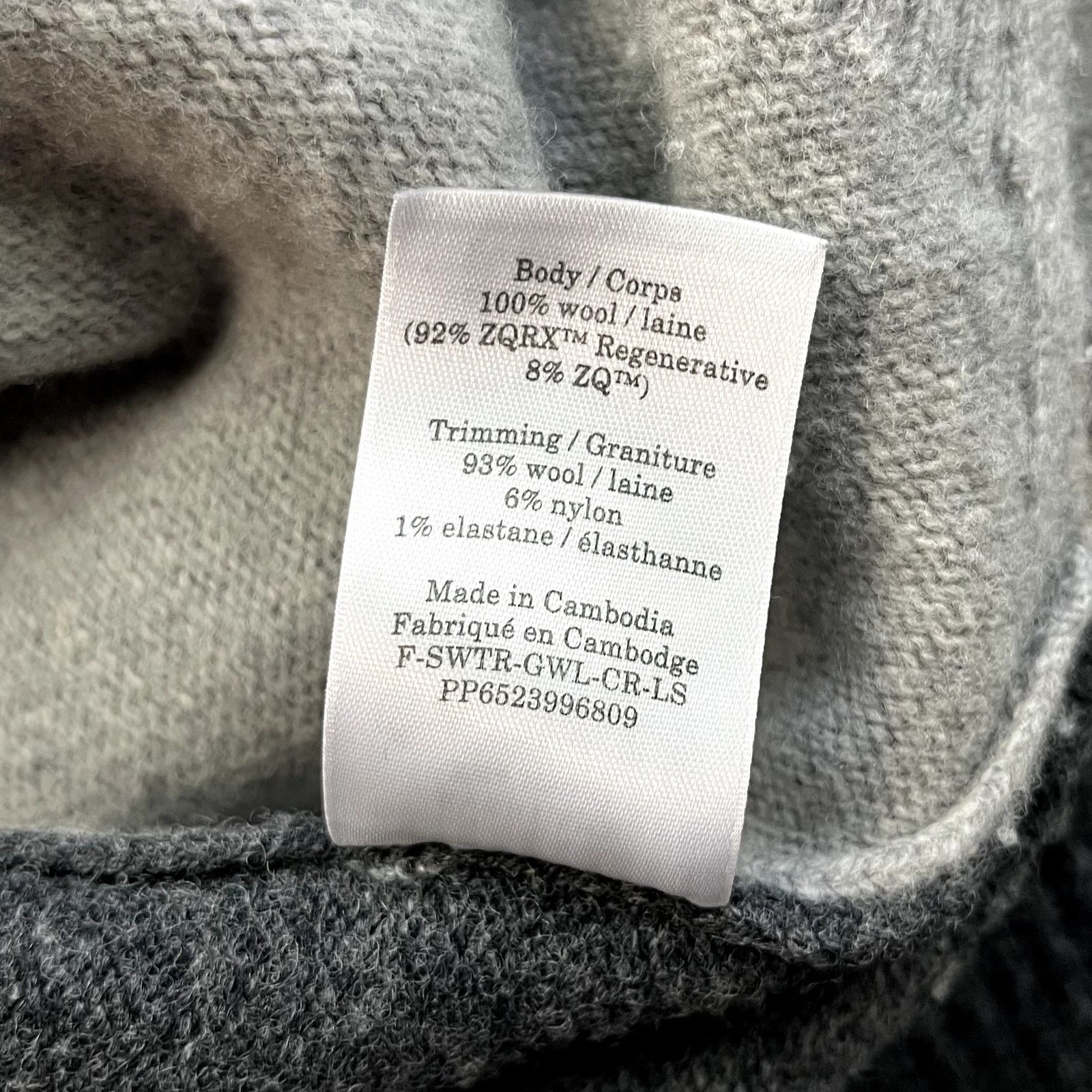 Everlane Everlane Sweater Medium Gray Knit Everlane Good Merino Wool Size M / US 6-8 / IT 42-44 - 5 Thumbnail