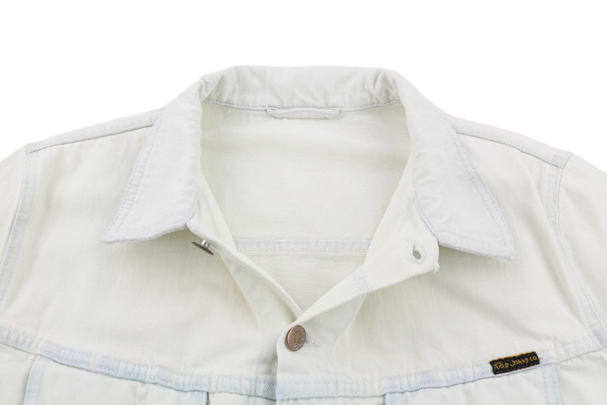 Nudie Jeans TERRY XL Extreme Bleach Light Jacket 81037 Size US XL / EU 56 / 4 - 4 Thumbnail