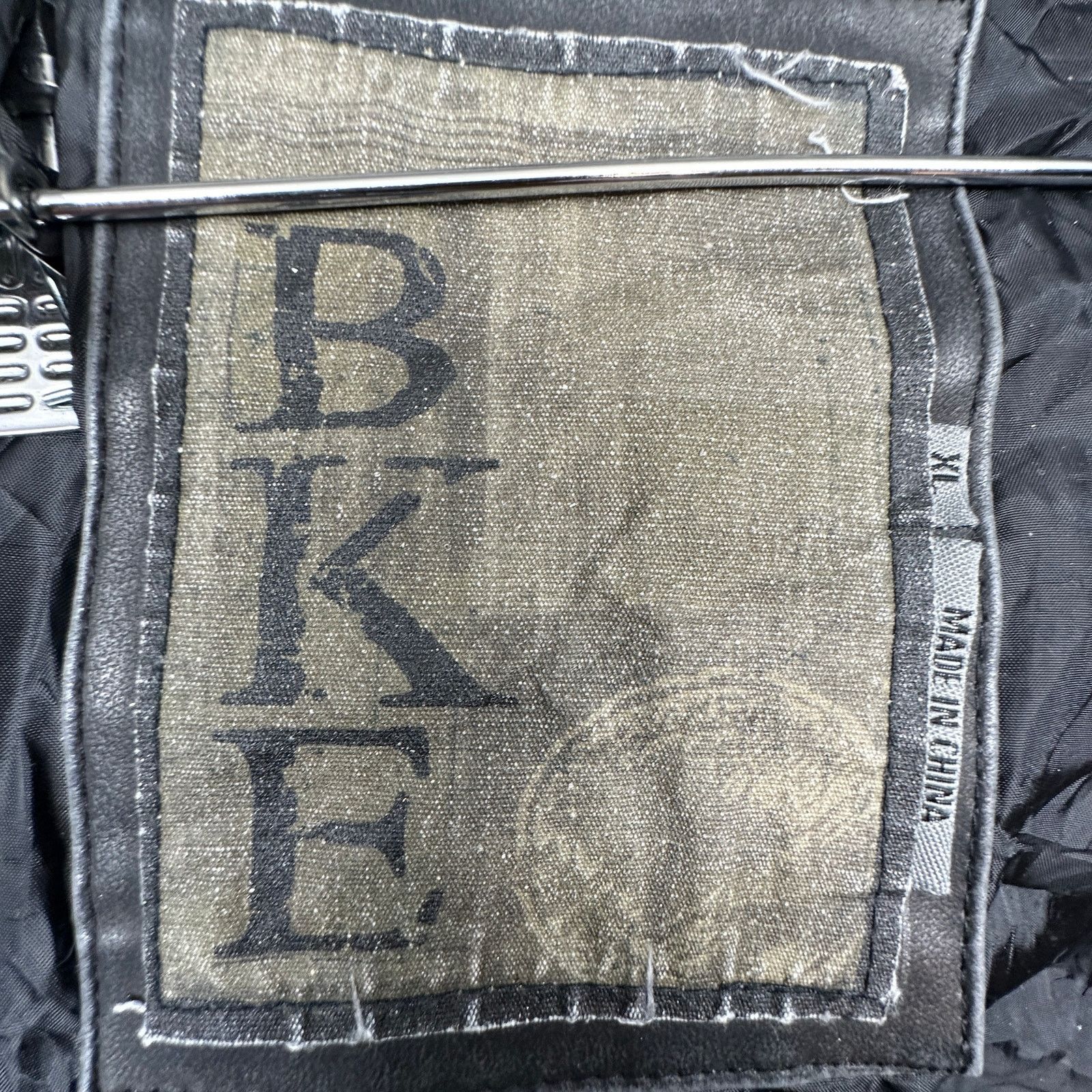 BKE BKE Faux Leather Jacket XL Lined Full Zip Biker Motorcycle Size US XL / EU 56 / 4 - 3 Thumbnail