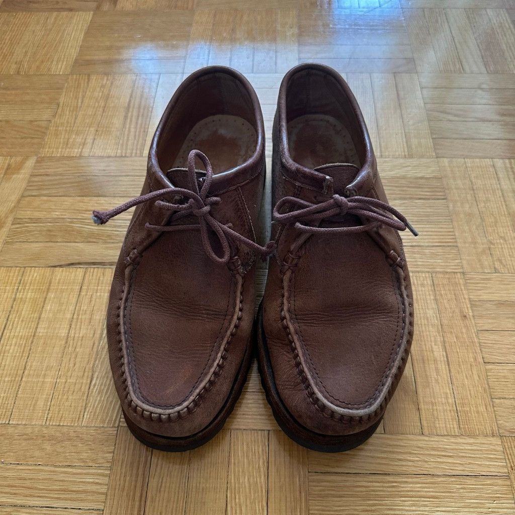 Paraboot Vintage Paraboot Tyrolean Brown Leather Derby UK 7 US 8 Size US 8 / EU 41 - 2 Thumbnail